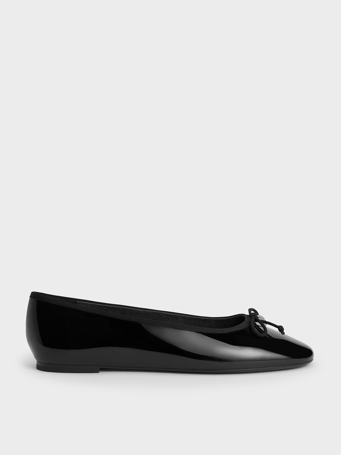 Charles & Keith - Patent Bow Ballet Flats