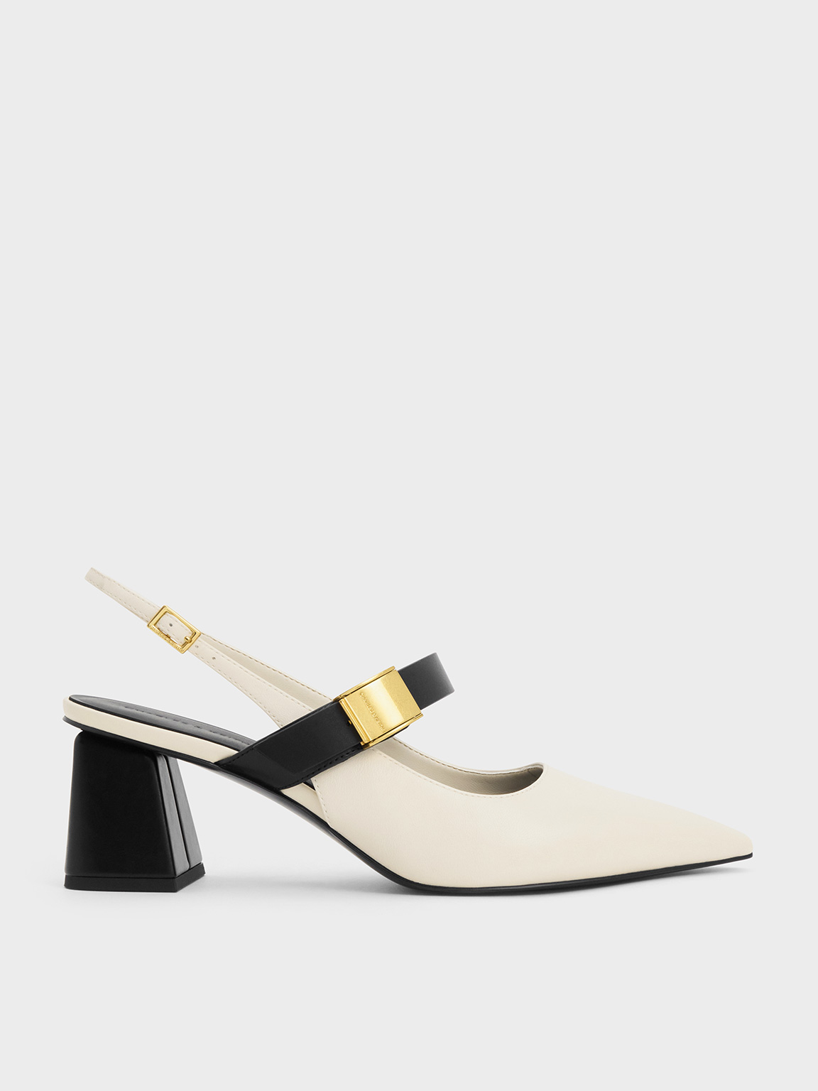 Charles & Keith - Yvette Mary Jane Slingback Pumps