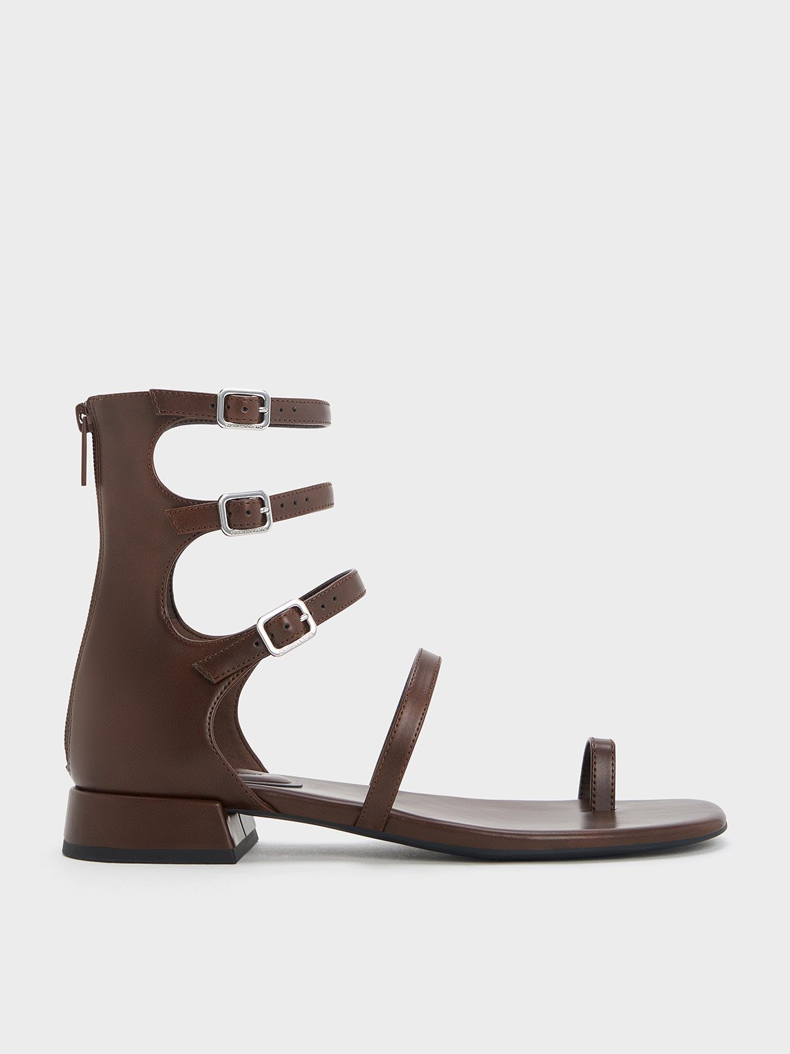 Charles & Keith - Lyric Gladiator Toe-Ring Sandals