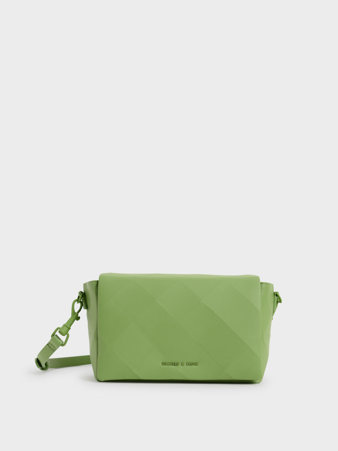 

Geometric Crossbody Bag, Green