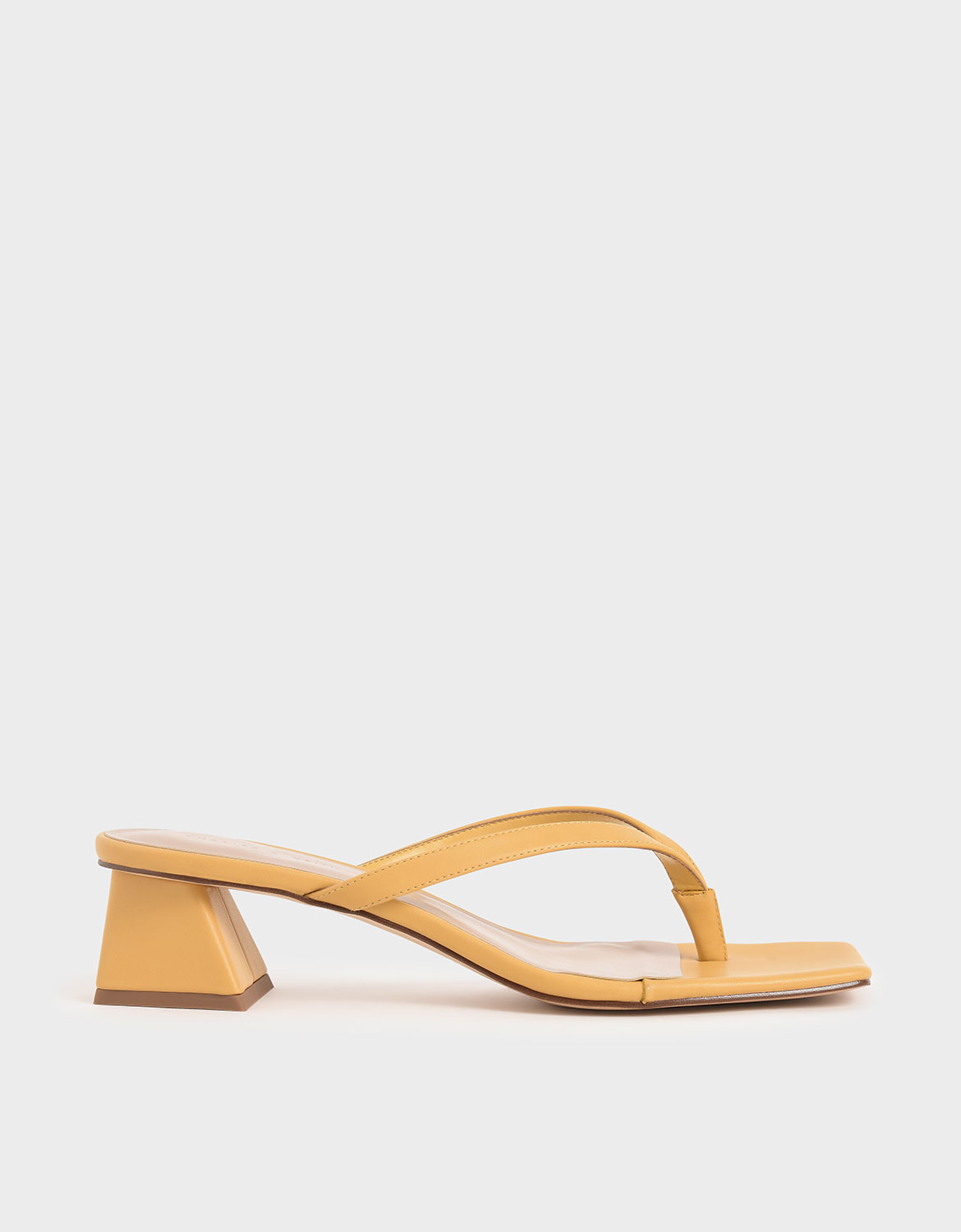 

Thong Heeled Sandals, Yellow