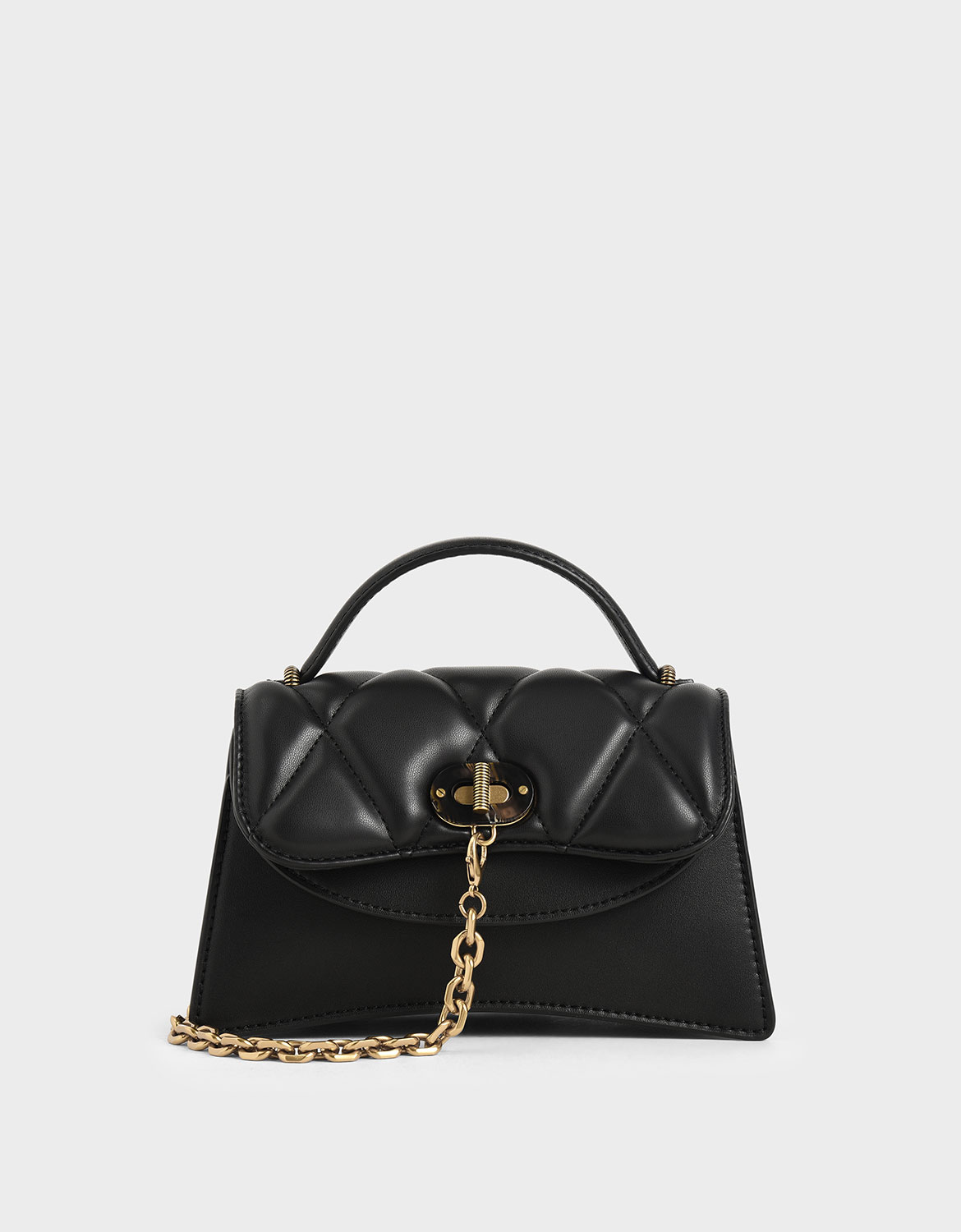 

Padded Chain Link Bag, Black