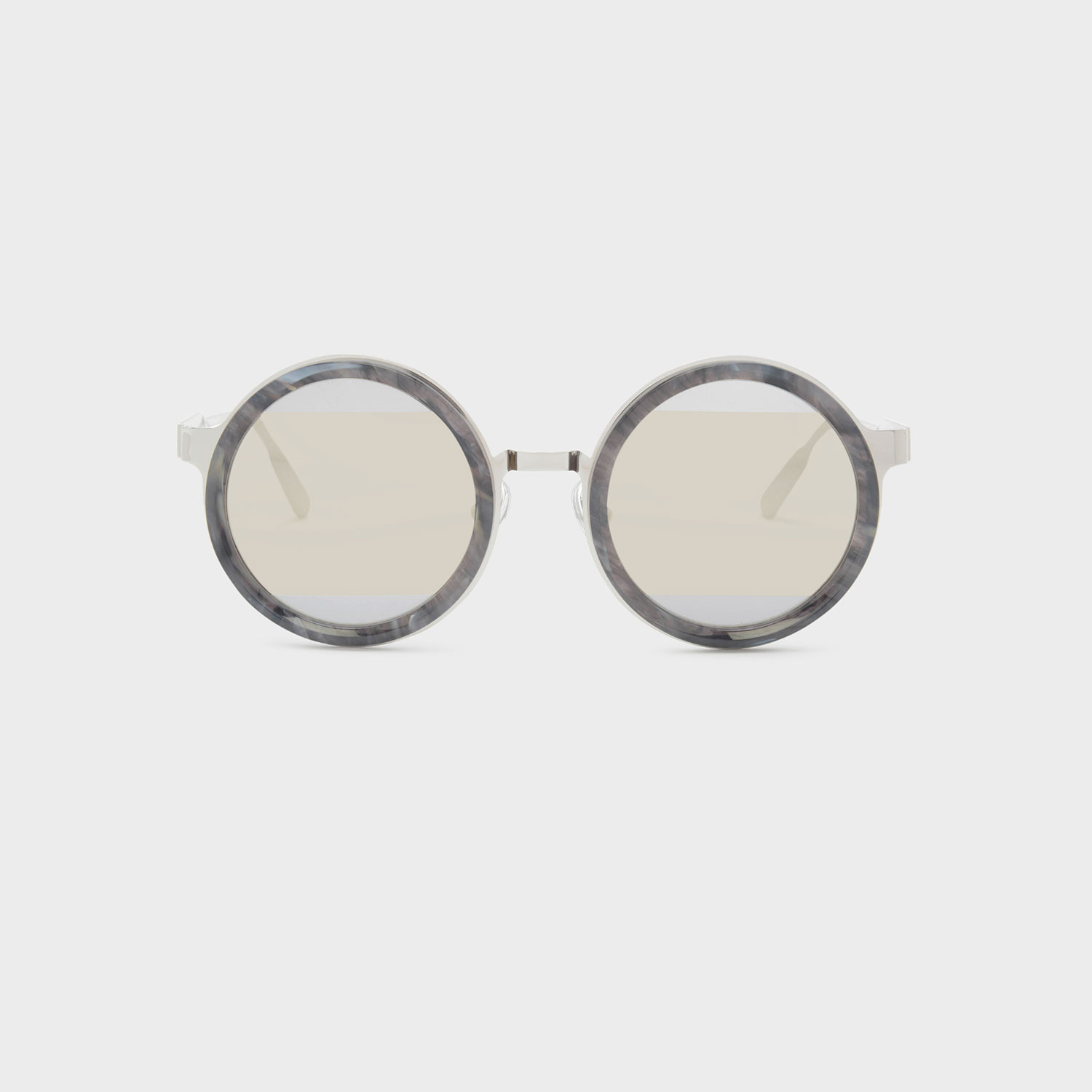 

Round Frame Sunglasses, Grey