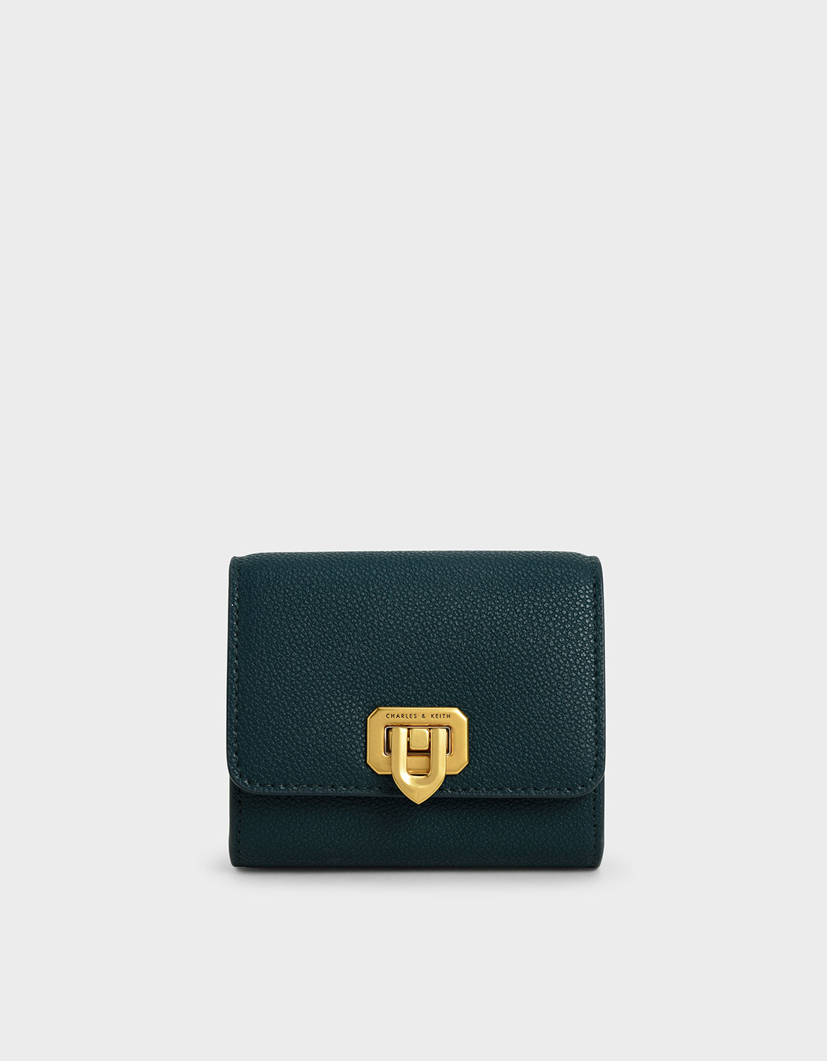 

Classic Push-Lock Mini Wallet, Green