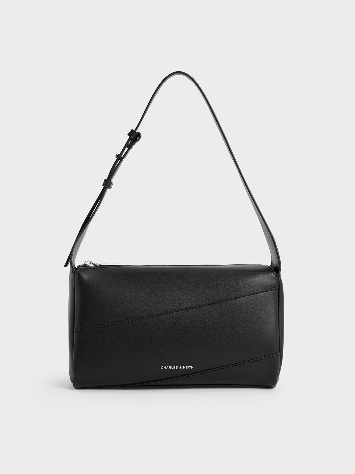 Charles & Keith - Trin Slouchy Shoulder Bag In Black