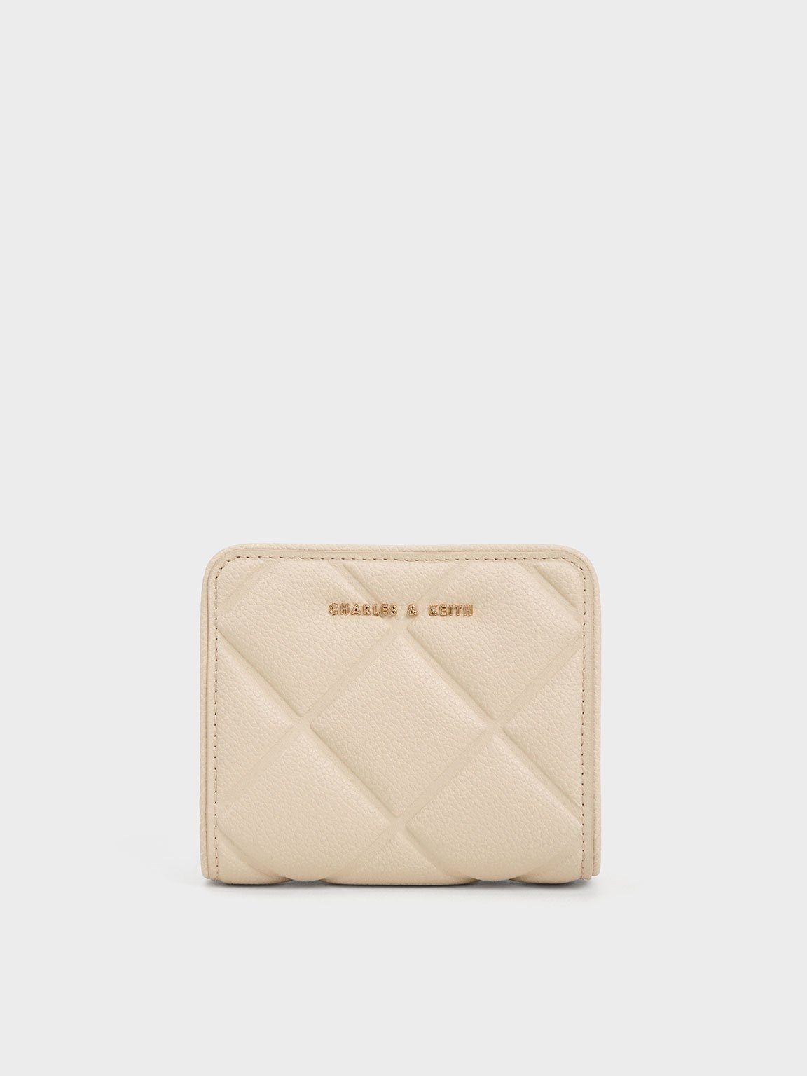 Charles & Keith - Anwen Quilted Zip-Around Wallet