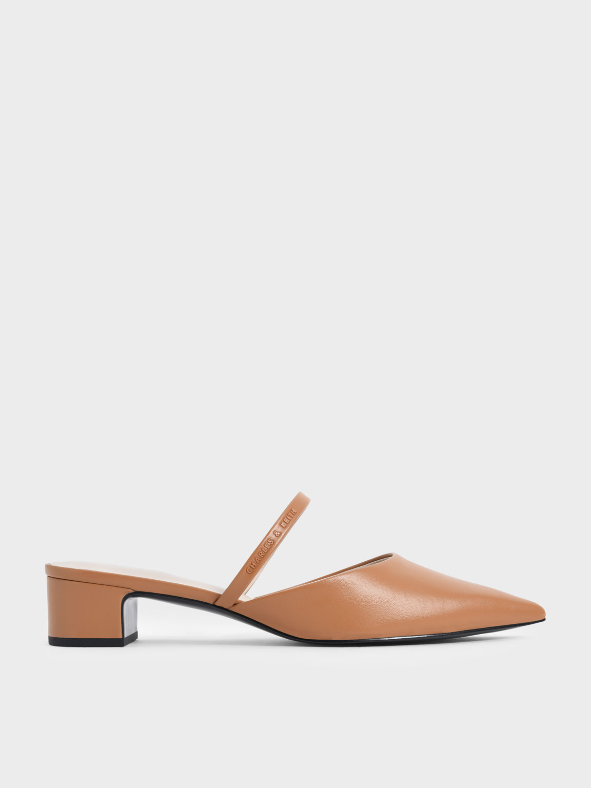 

Pointed Toe Mules, Brown