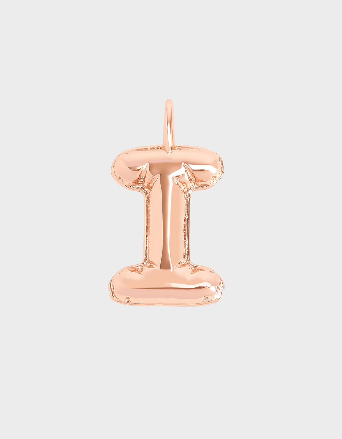 

Alphabet 'I' Charm, Rose gold