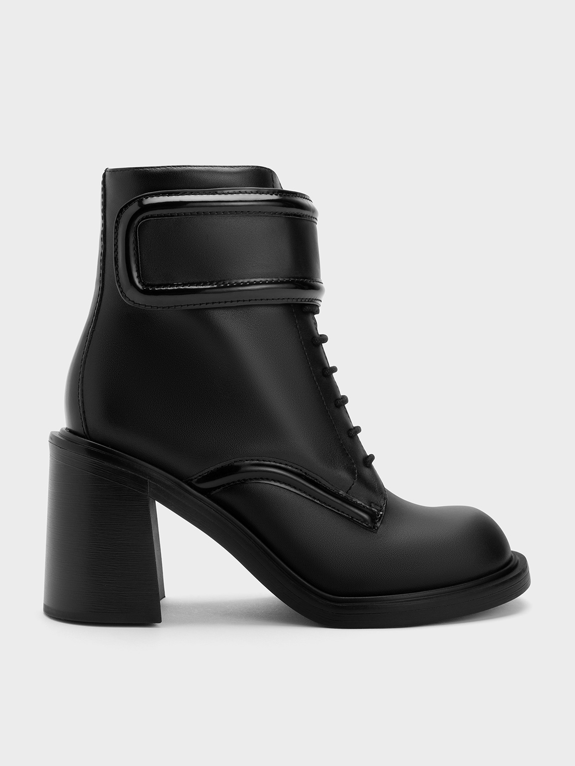 Charles & Keith - Rosalie Leather Ankle Boots