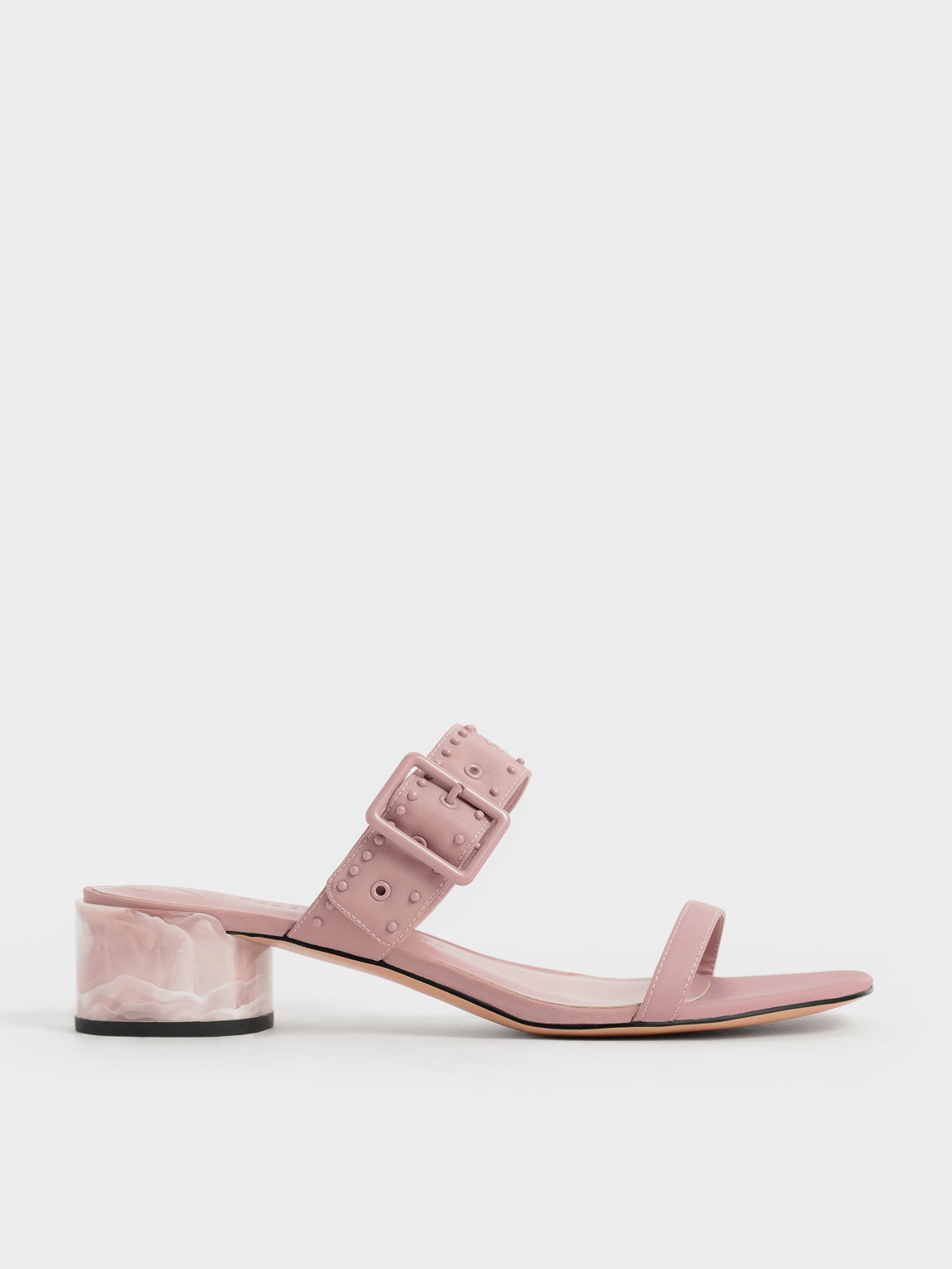 

The Anniversary Series: Sepphe Recycled Nylon Grommet Mules, Pink