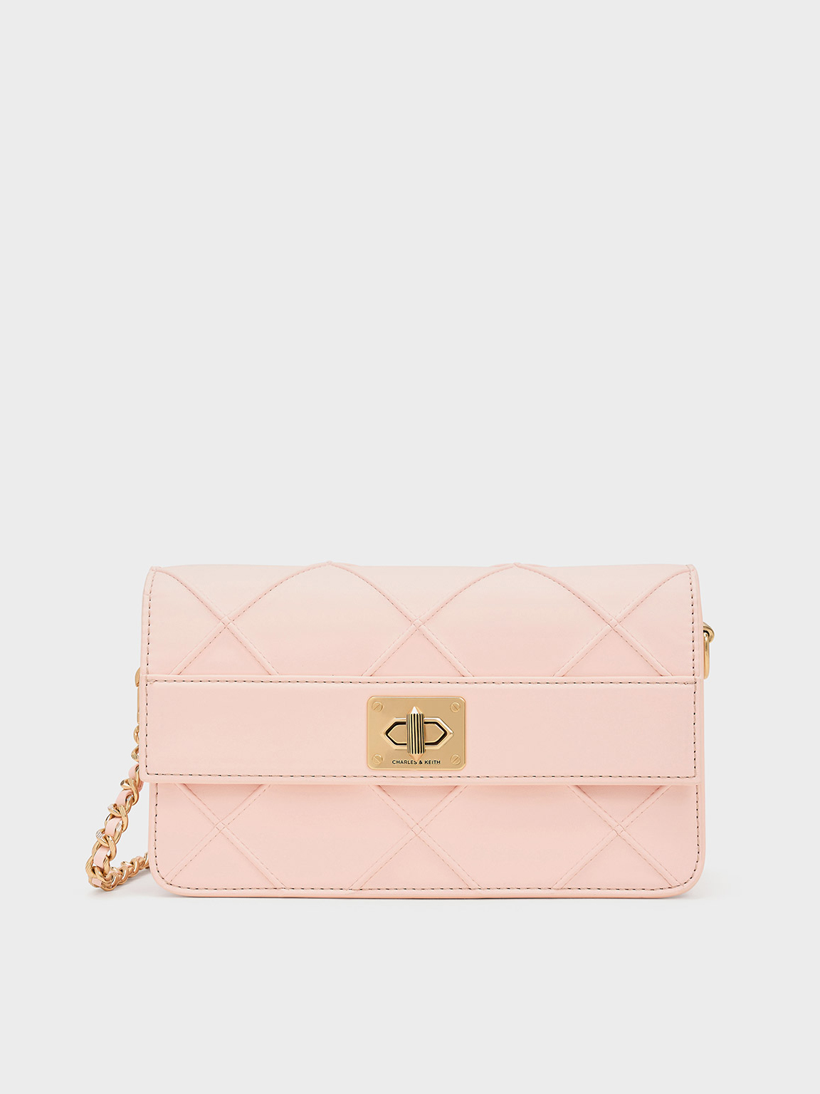 Charles & Keith - Eleni Quilted Crossbody Bag