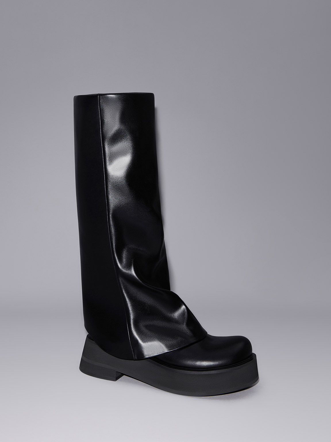 Charles & Keith - Cove Platform Knee-High Boots