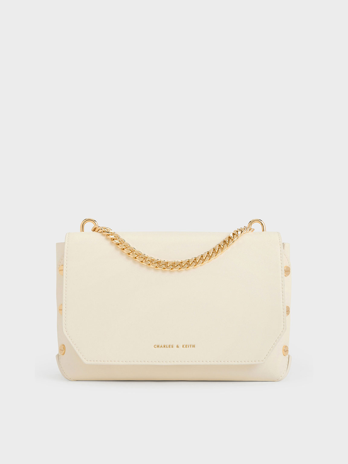 Charles & Keith - Clea Chain-Handle Bag