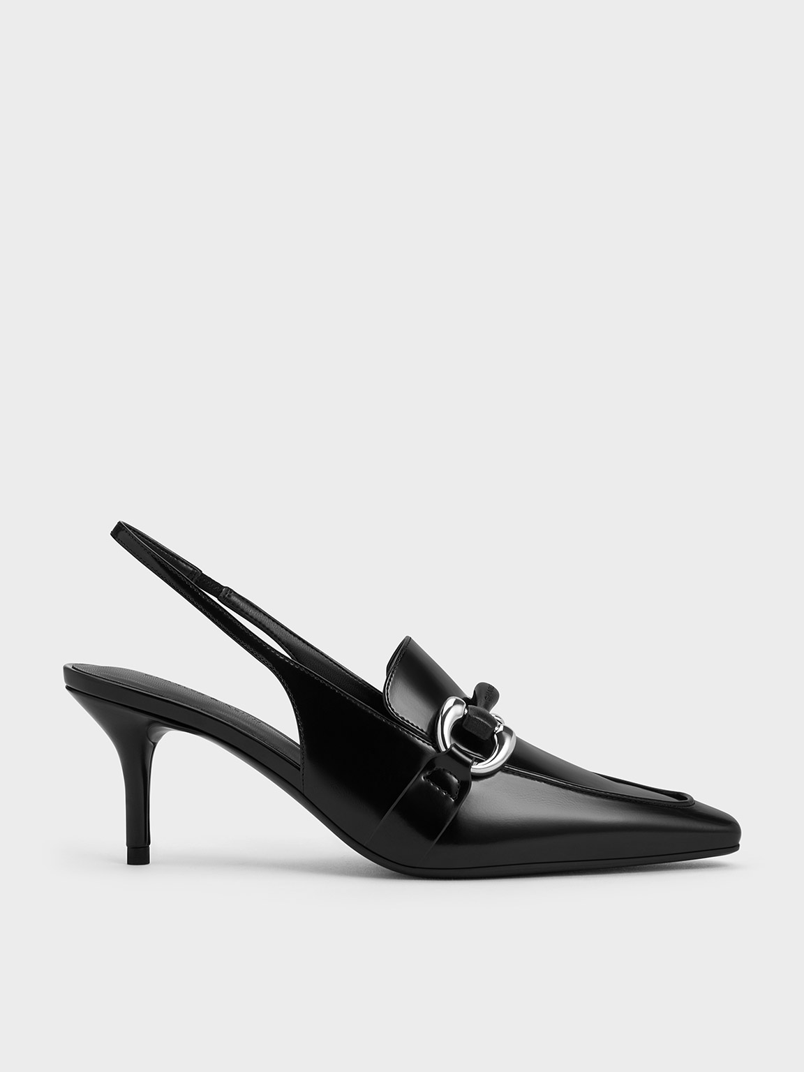 Charles & Keith - Catelaya Metallic Accent Slingback Pumps