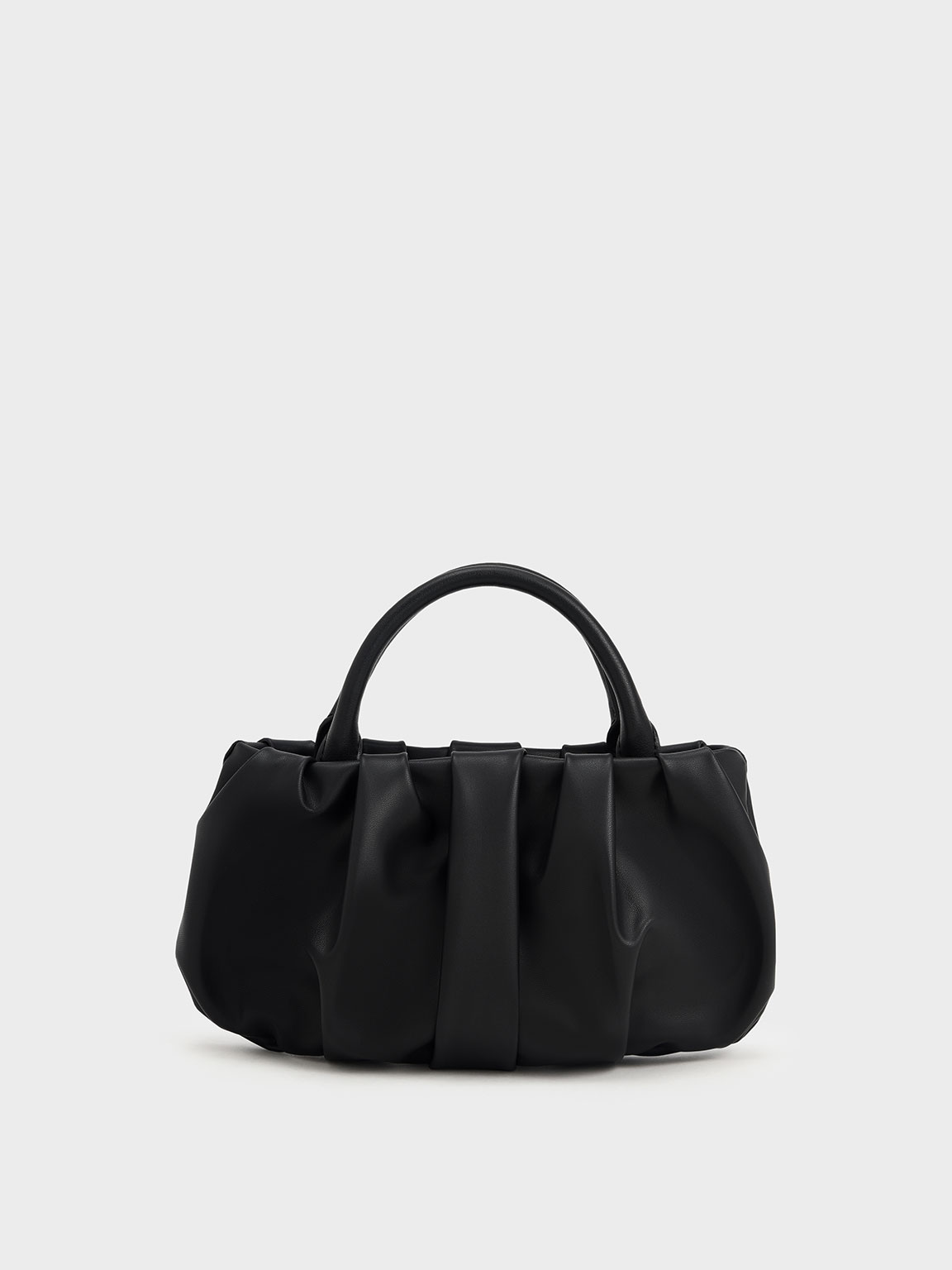 

Claudette Ruched Top Handle Bag​