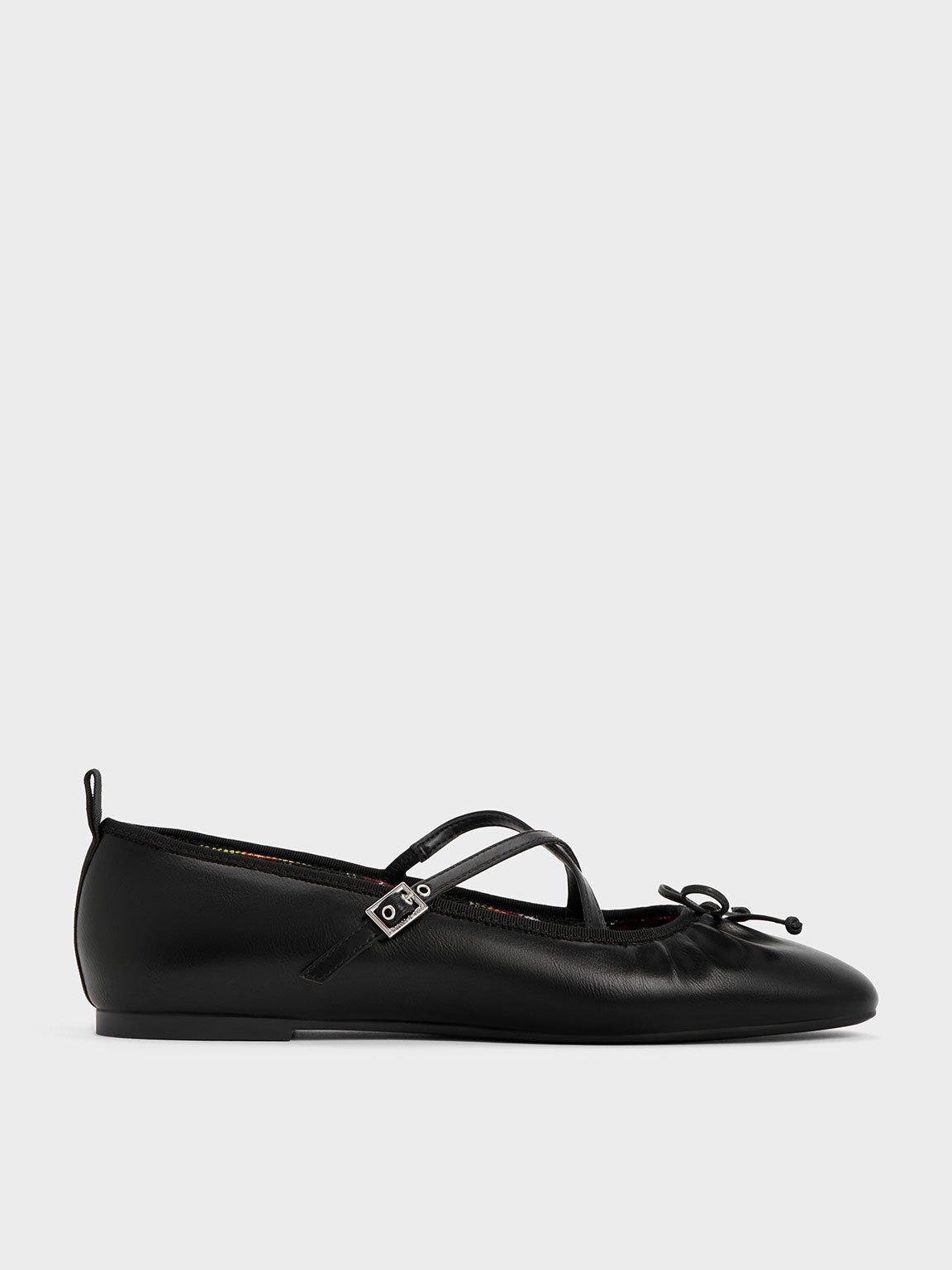 Charles & Keith - Crossover-Strap Mary Jane Flats