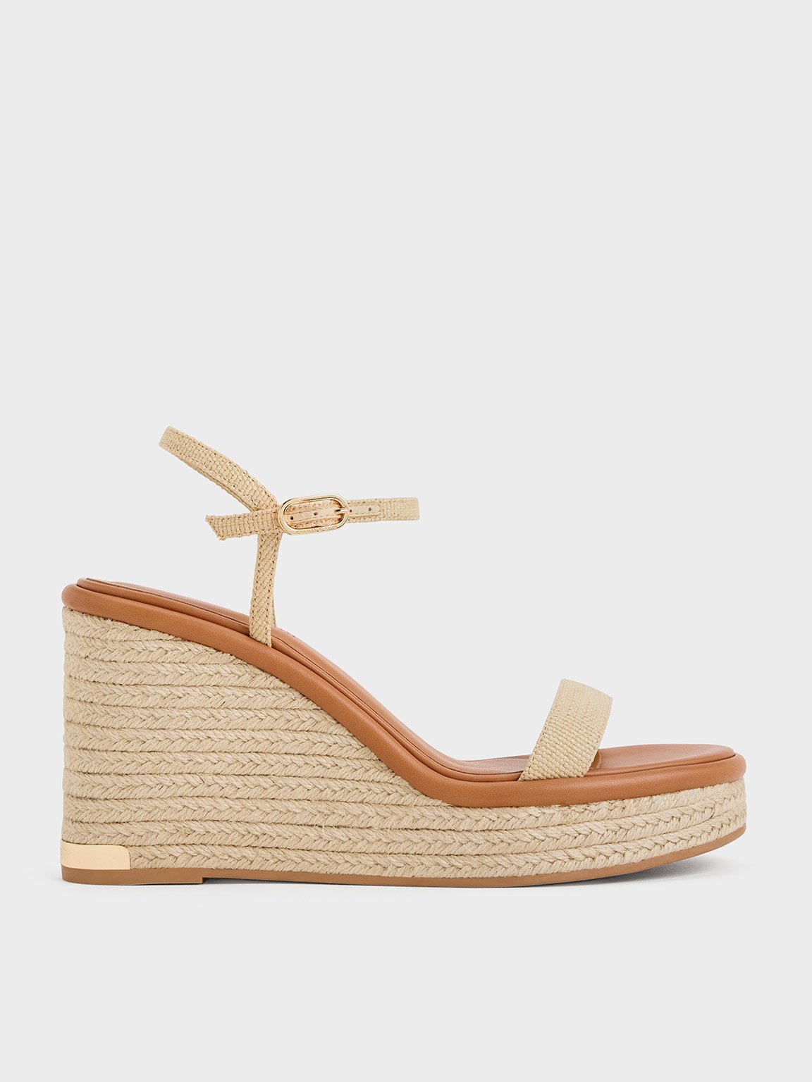 Charles & Keith - Woven Espadrille Wedges