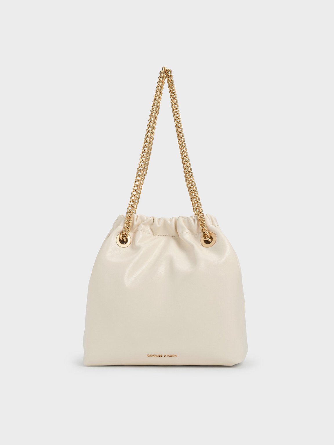 Charles & Keith - Caia Chain-Handle Tote Bag