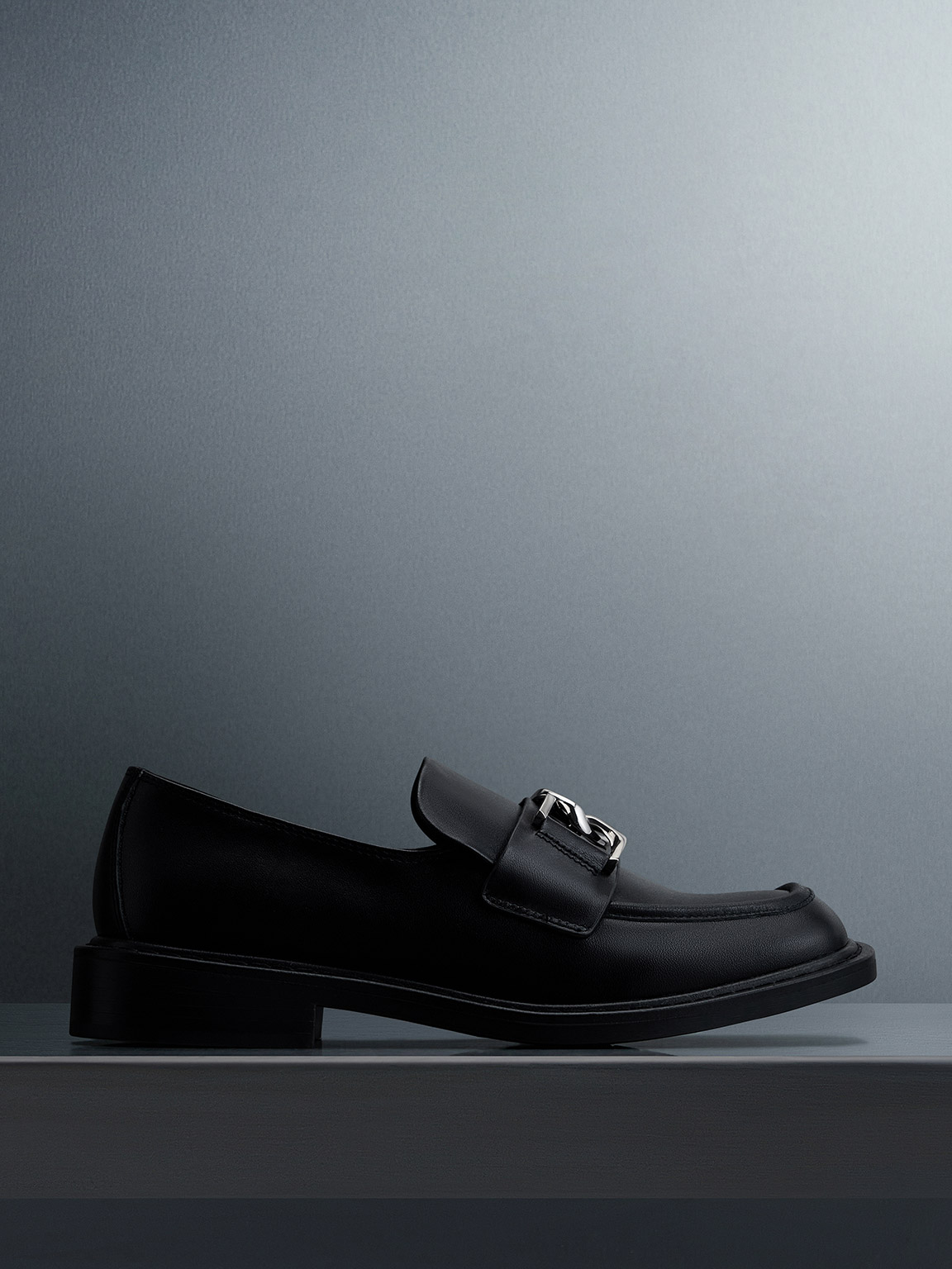 Charles & Keith - Gabine Leather Loafers