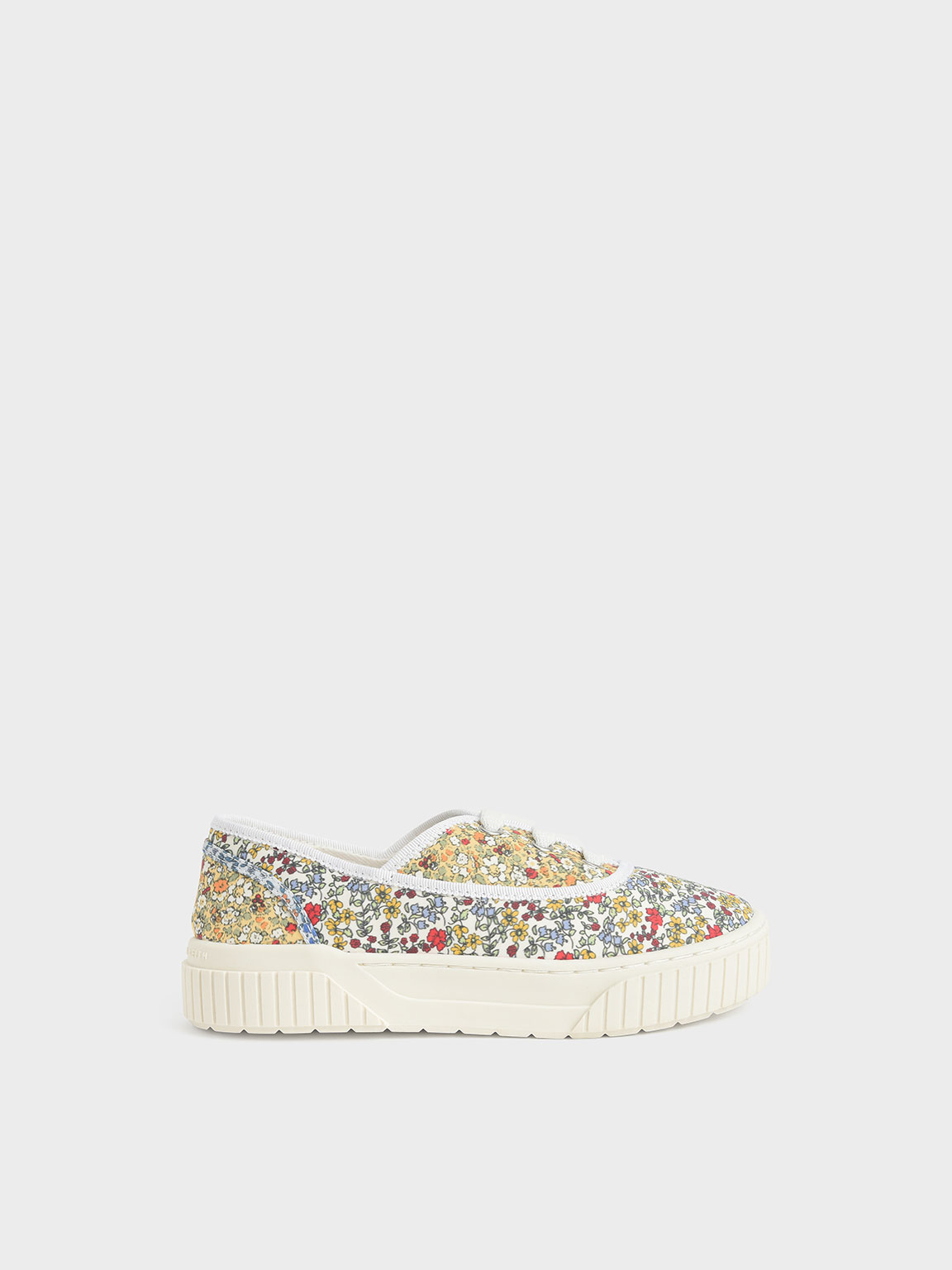 

Girls' Printed Cotton Sneakers, Multi