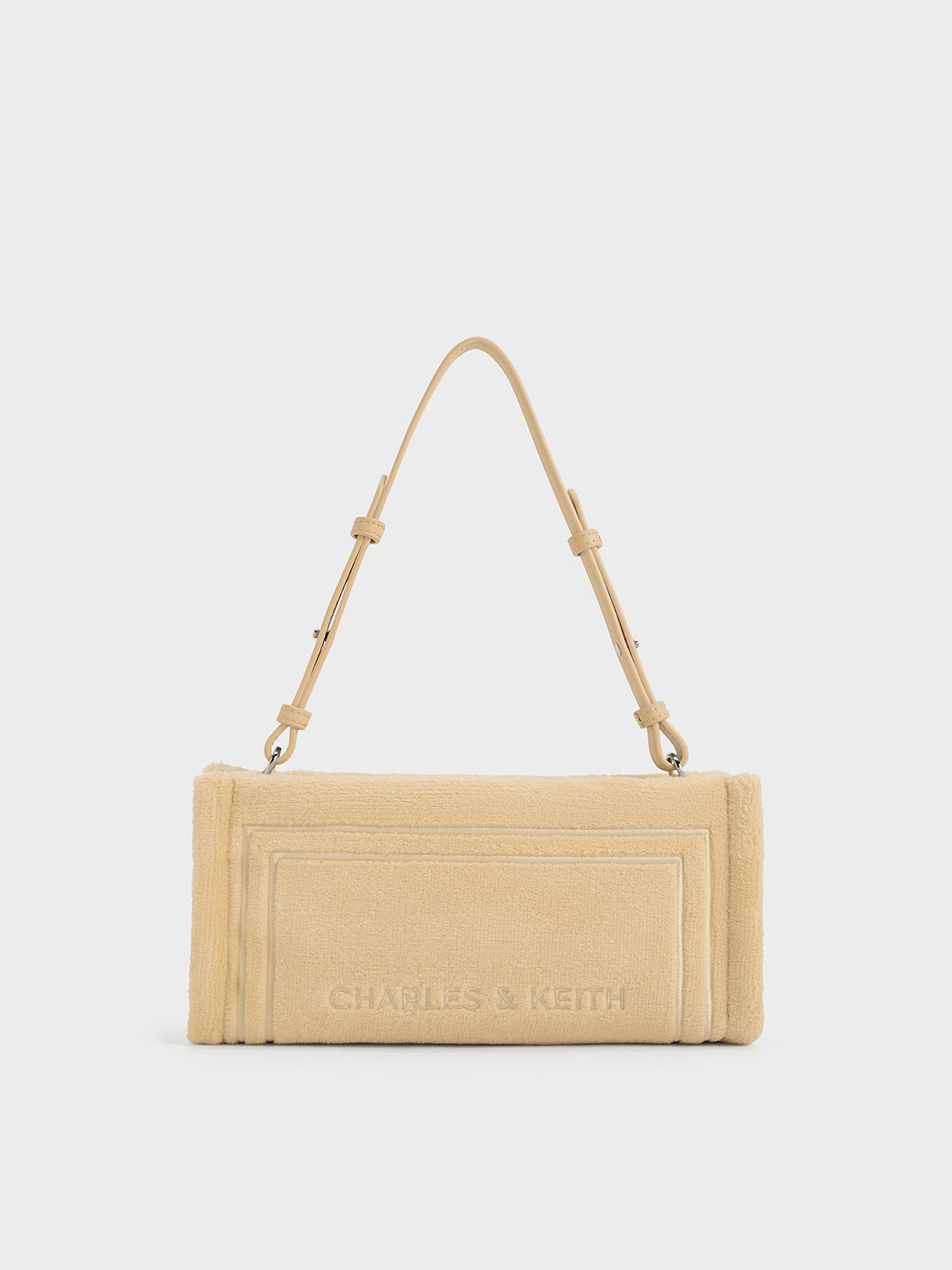 Charles & Keith - Loey Textured Shoulder Bag