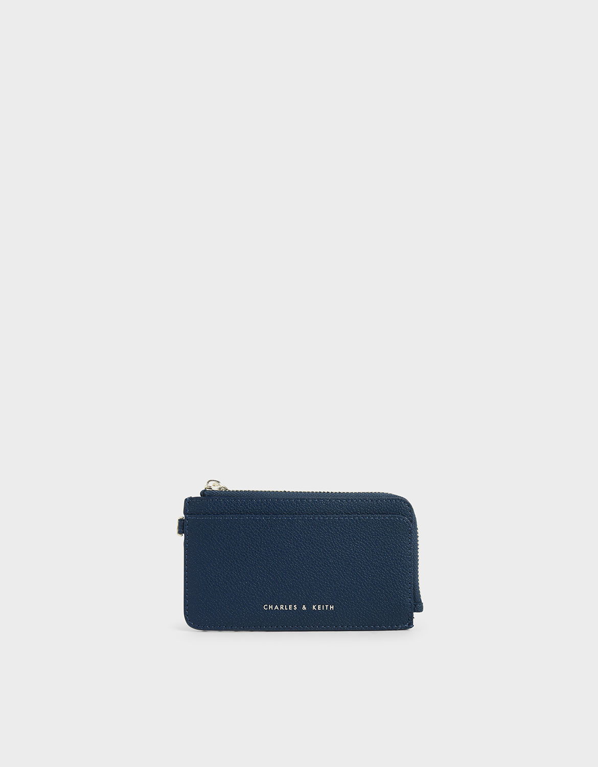 

Top Zip Card Holder, Blue