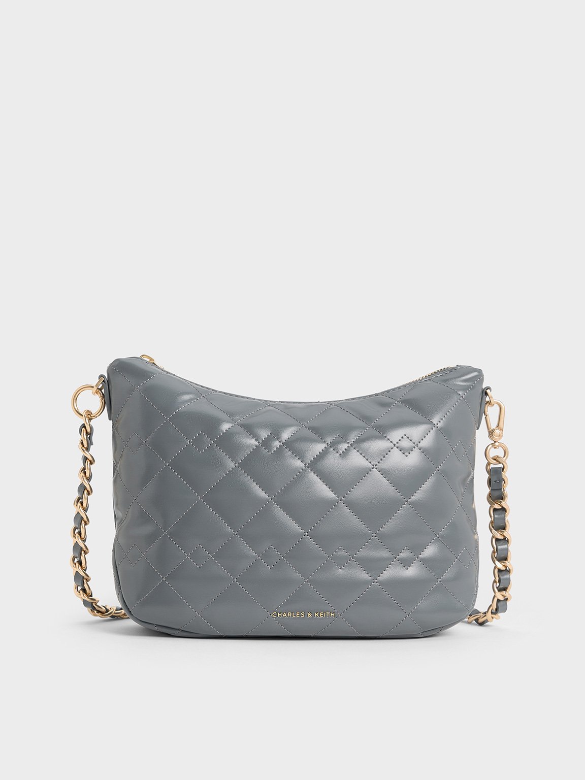 Charles & Keith - Duo Quilted Slouchy Hobo Bag