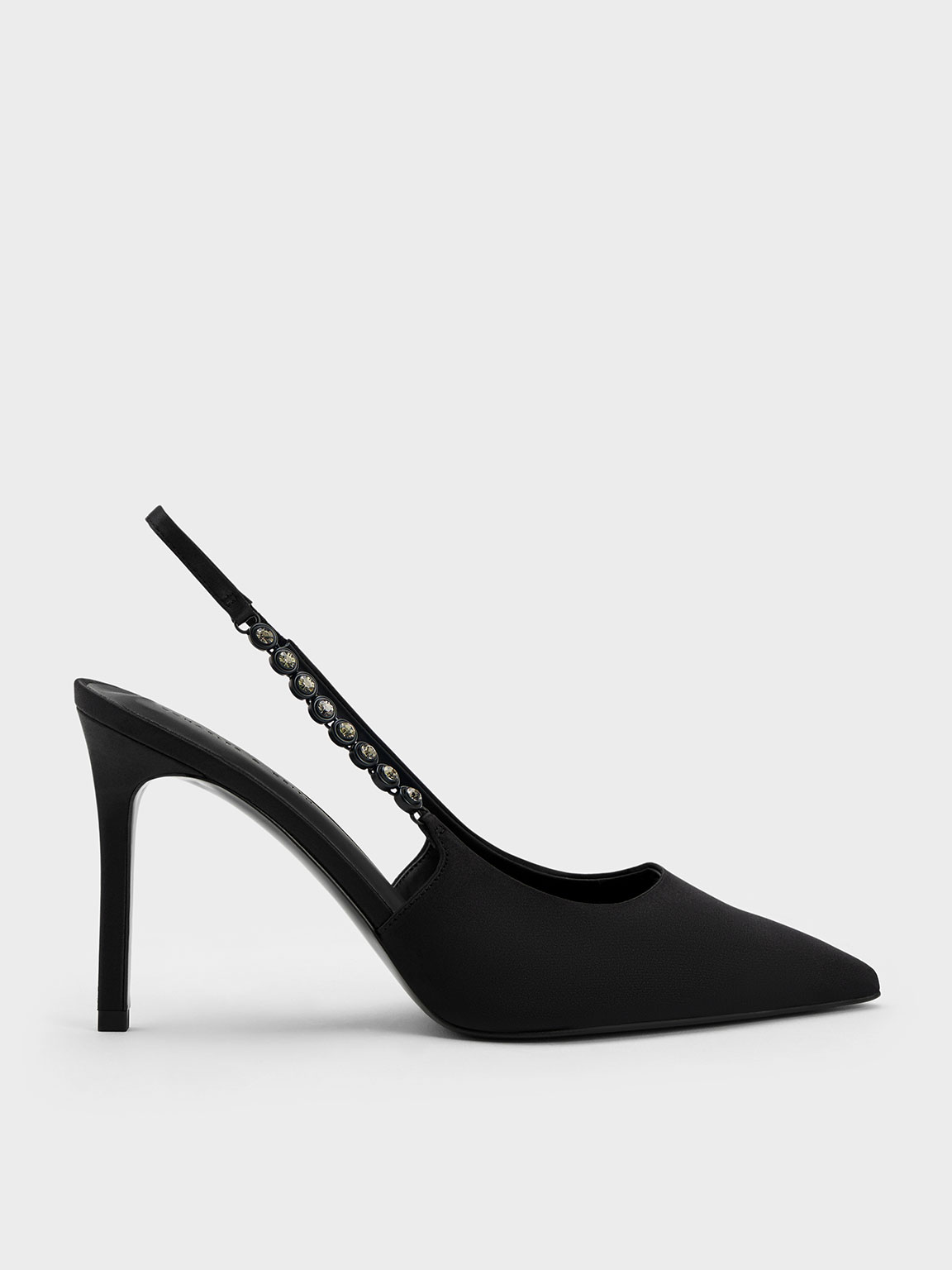 Charles & Keith - Flores Gem-Strap Slingback Pumps