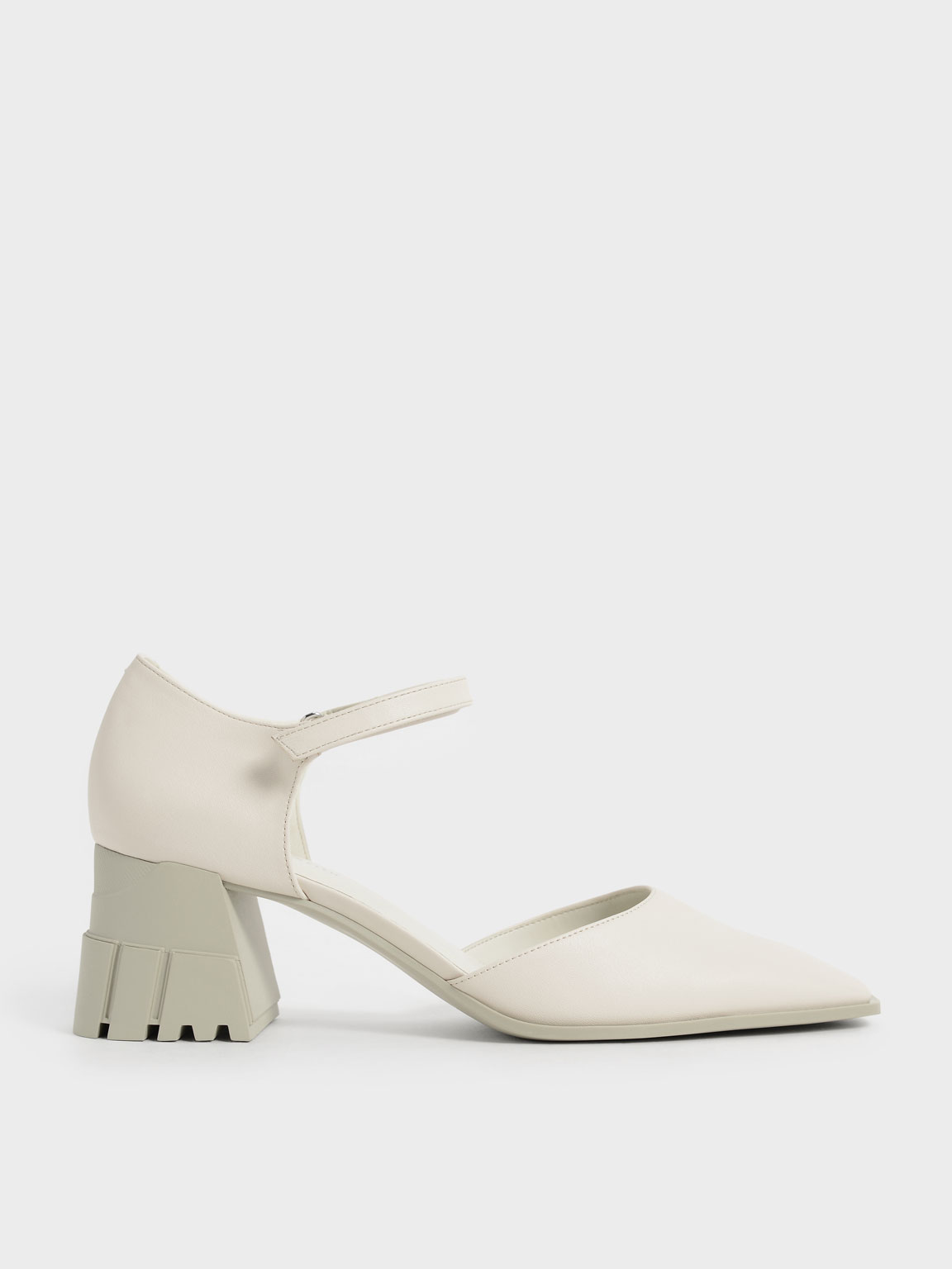 

Square Toe D'Orsay Pumps