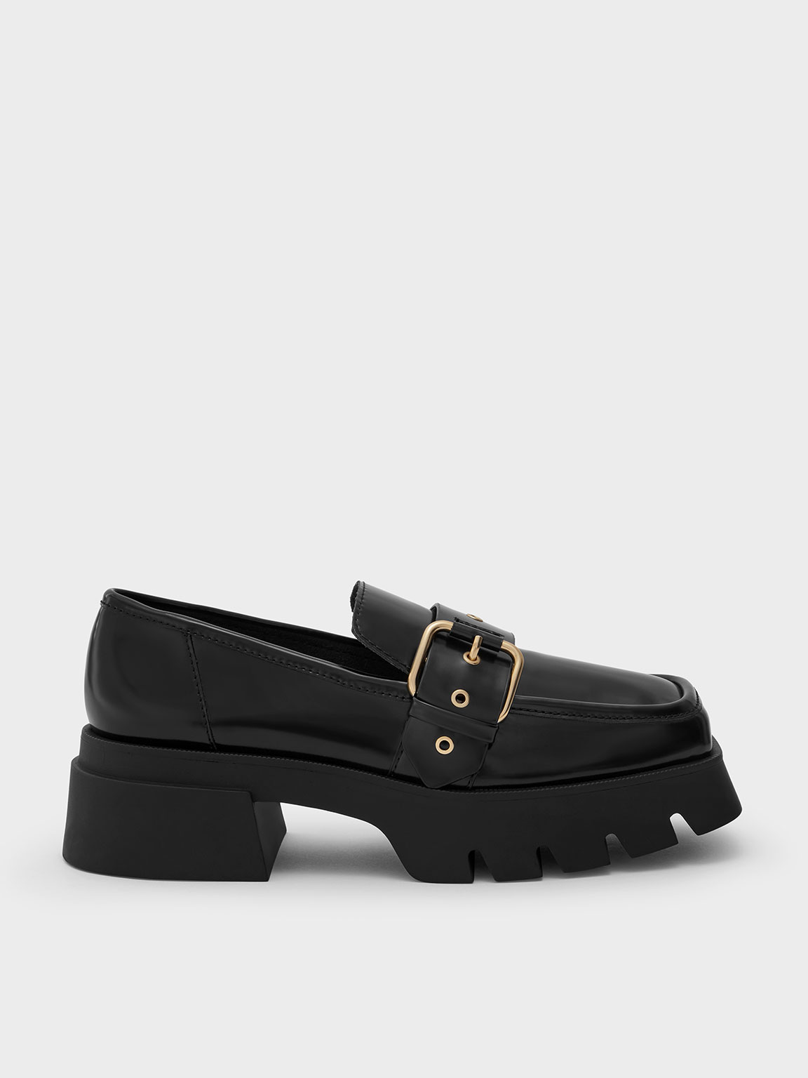 

Fay Buckled Chunky Penny Loafers