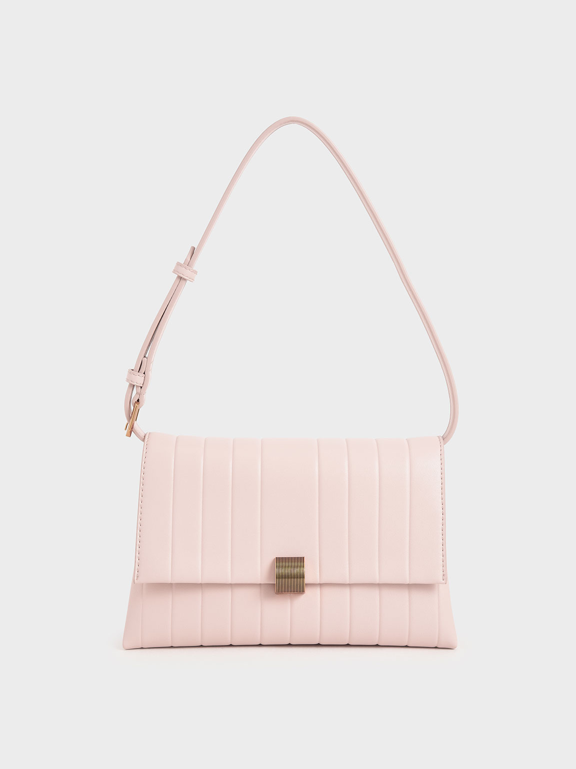 

Panelled Crossbody Bag, Light pink