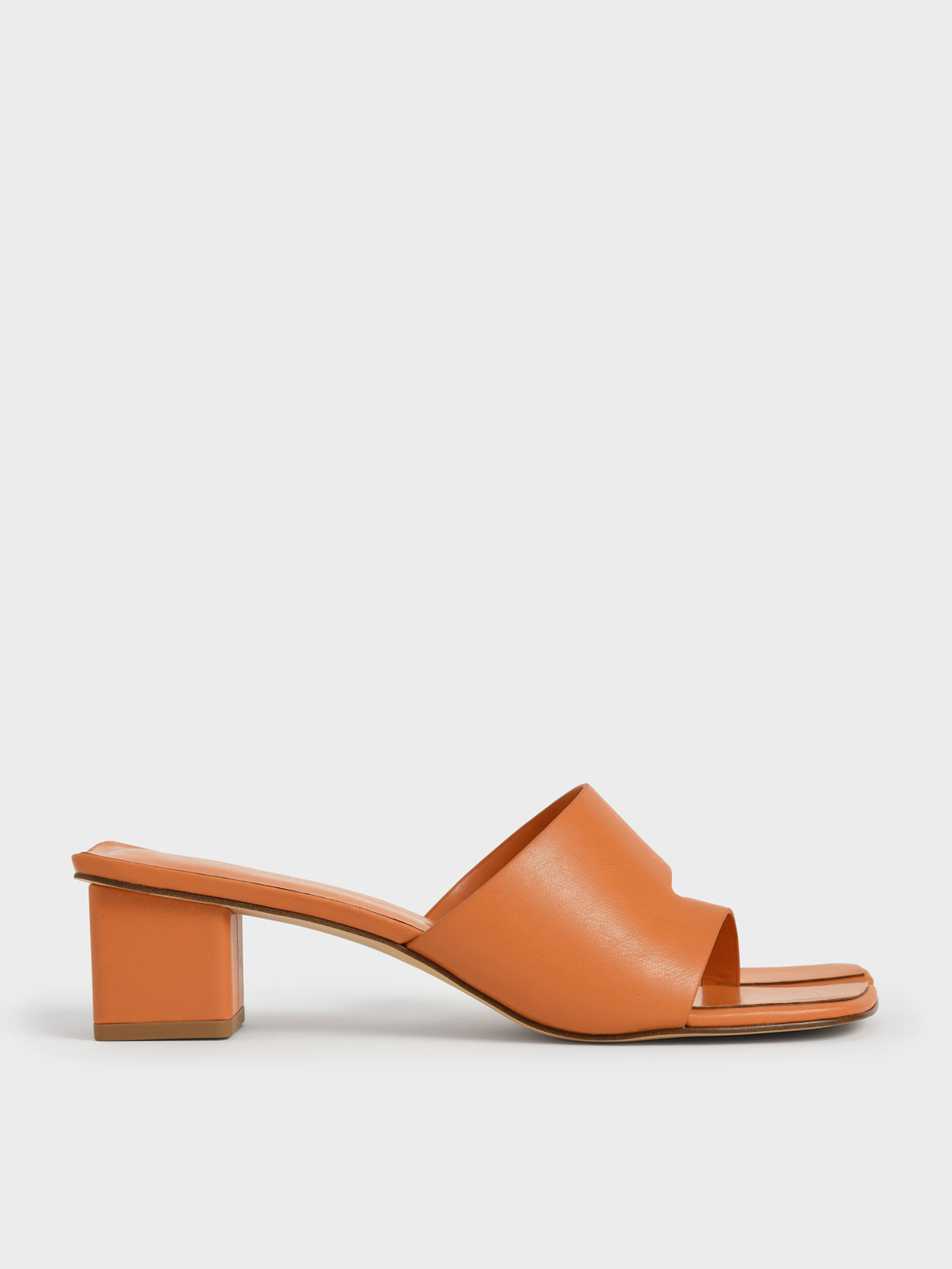 

Cut-Out Thong Sandals, Orange