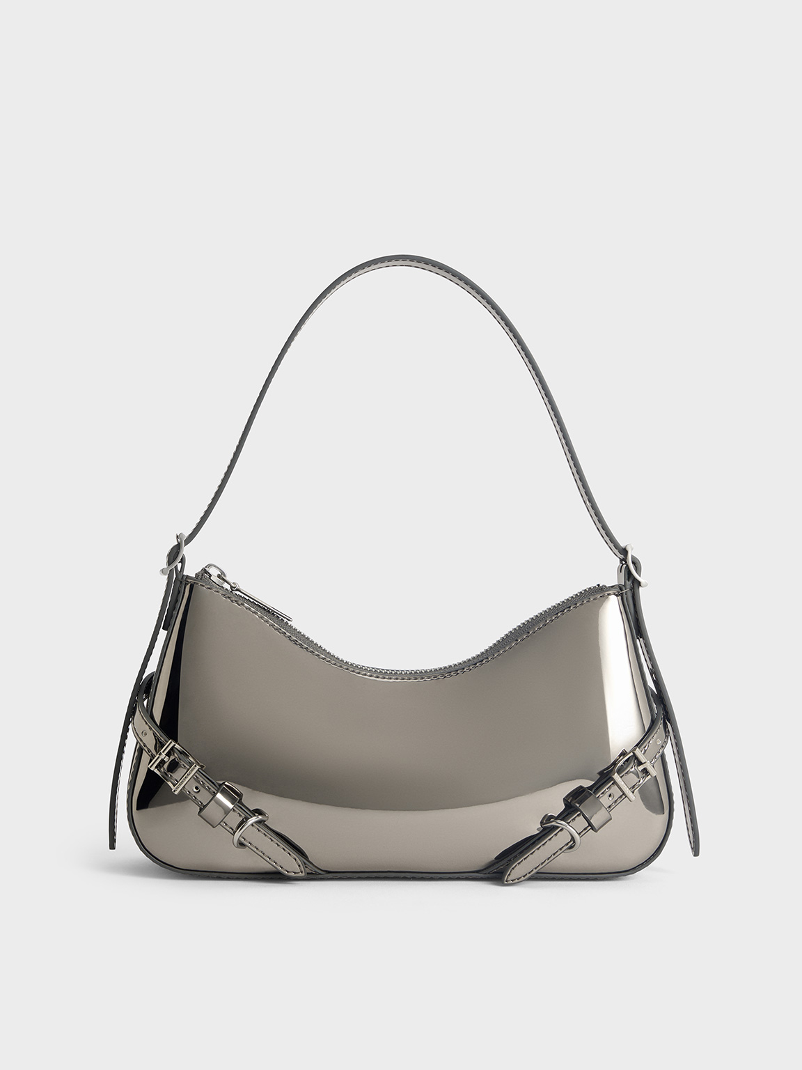 Charles & Keith - Sloane Metallic Shoulder Bag