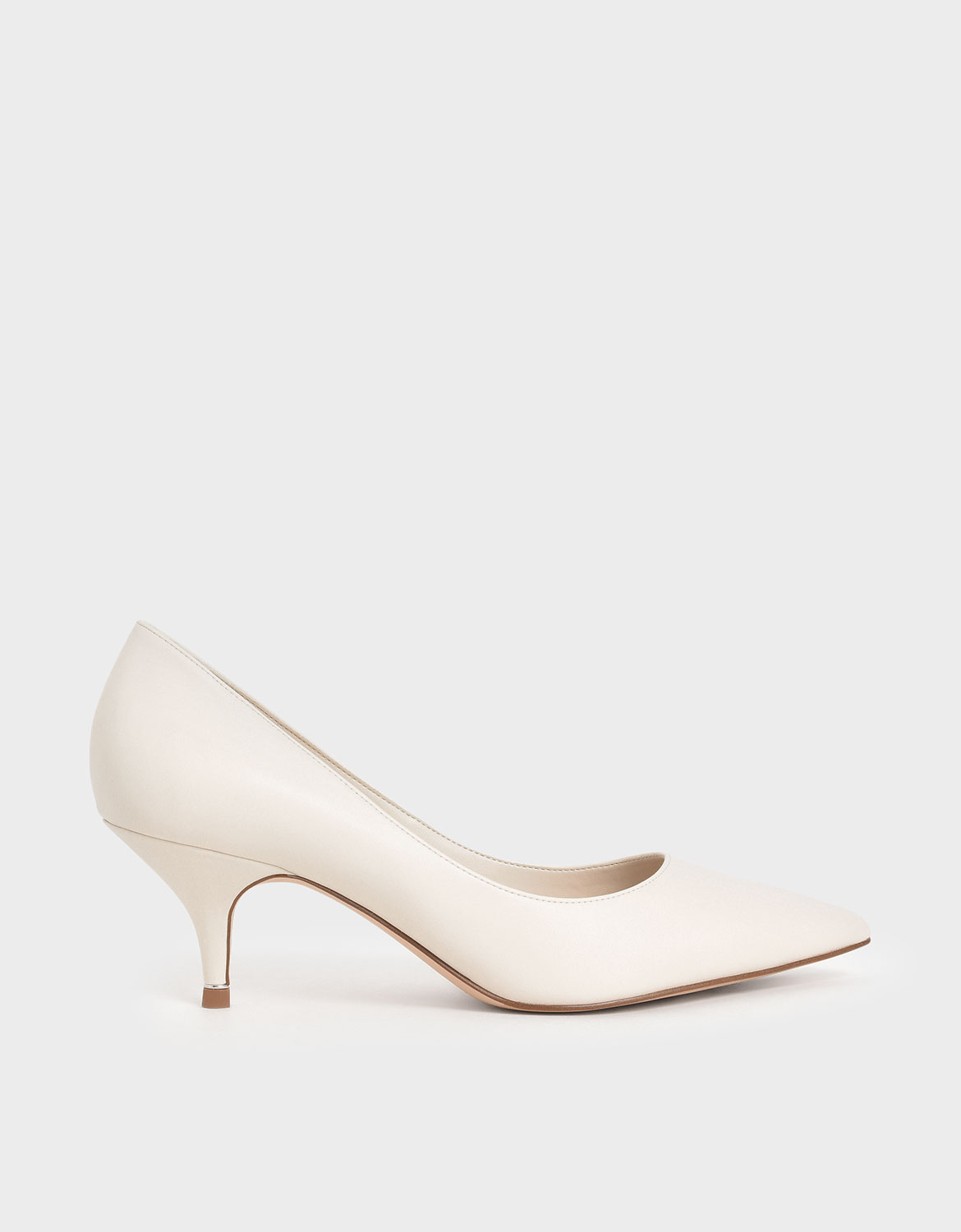 

Classic Pointed Toe Pumps, Chalk