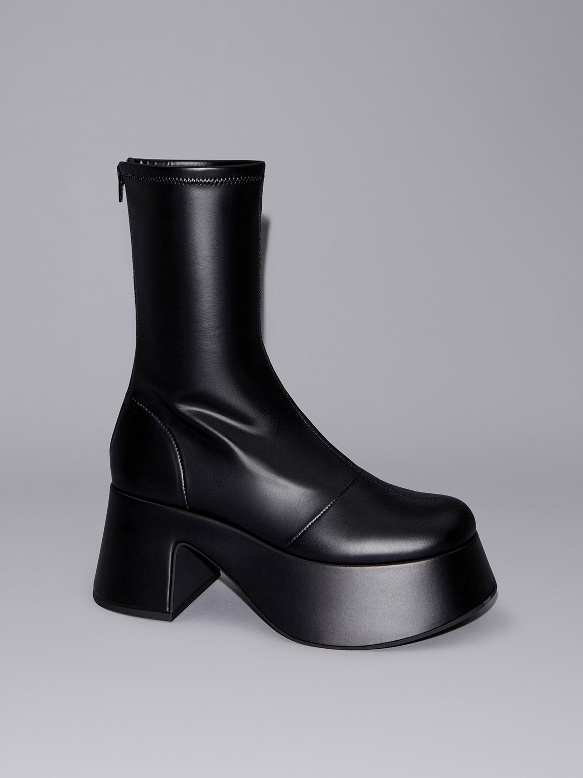 Charles & Keith - Rubina Platform Calf Boots