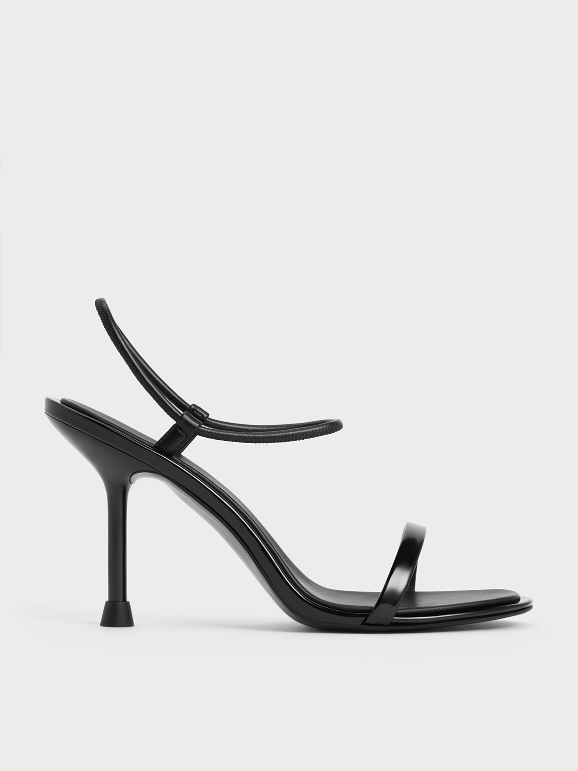 Charles & Keith - Stiletto-Heel Ankle-Strap Pumps