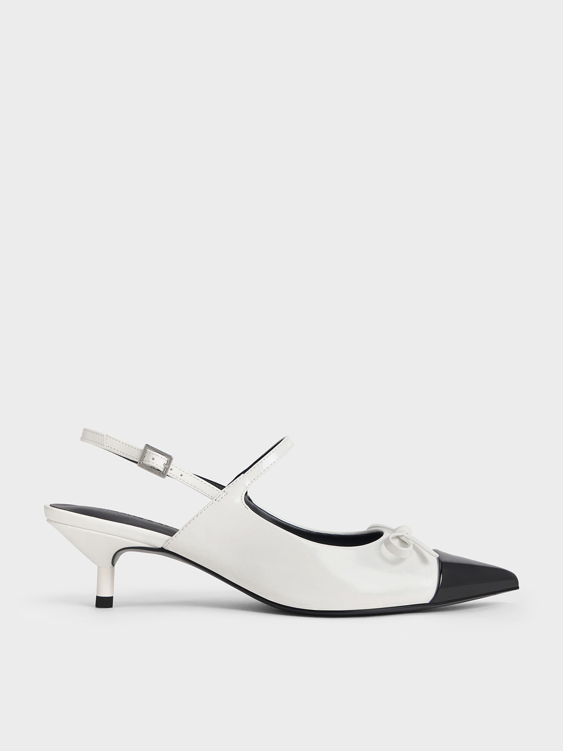 Prada kitten heel slingback best sale