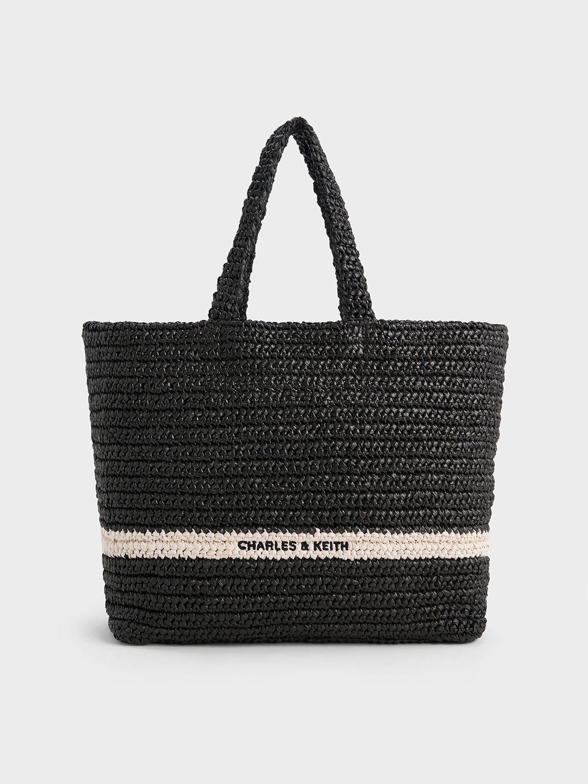 Charles & Keith - Allegra Knitted Tote Bag