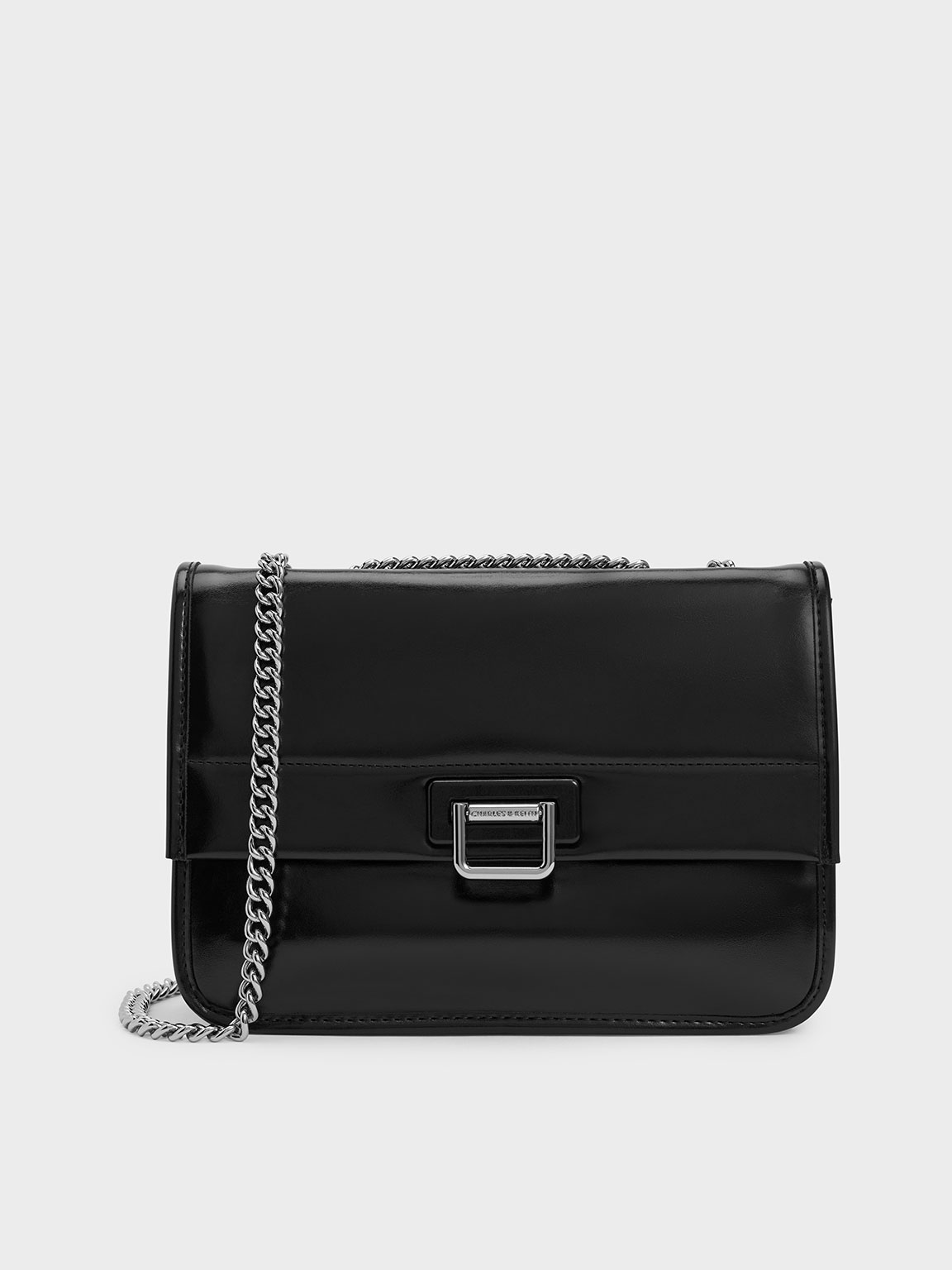 Charles & Keith - Neva Chain-Handle Shoulder Bag