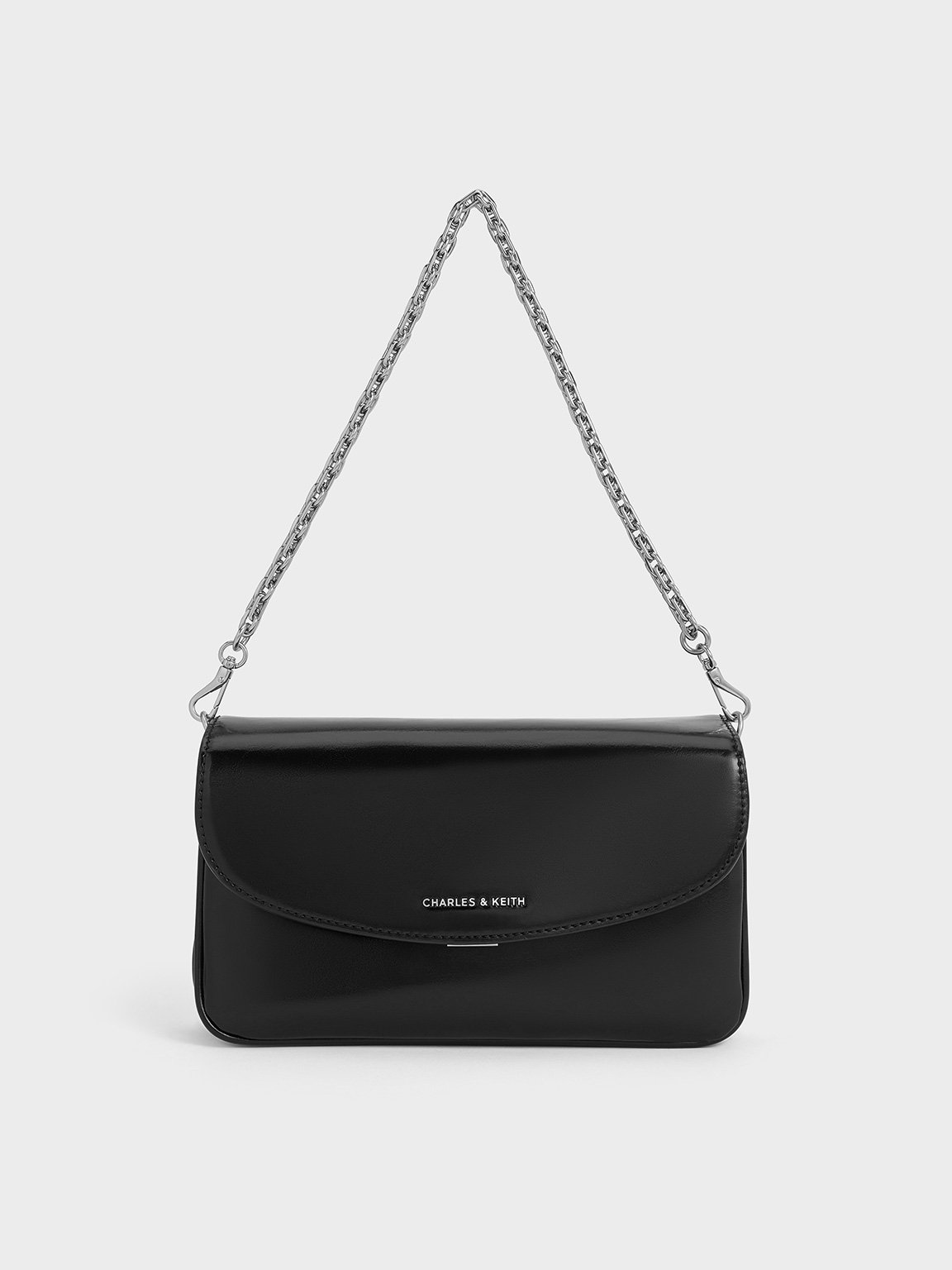 Charles & Keith - Caia Front Flap Shoulder Bag