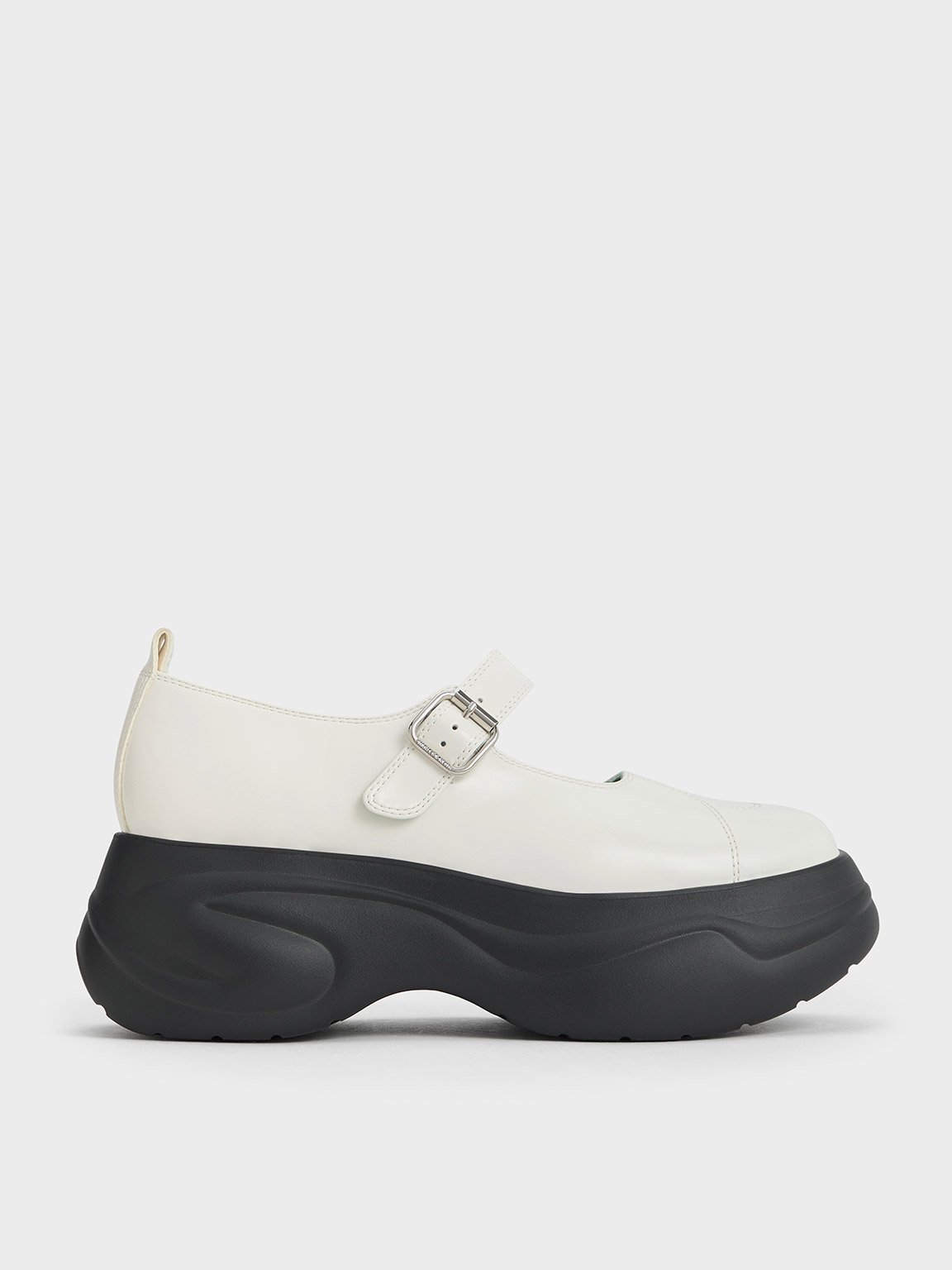 Charles & Keith - Curved Platform Mary Janes