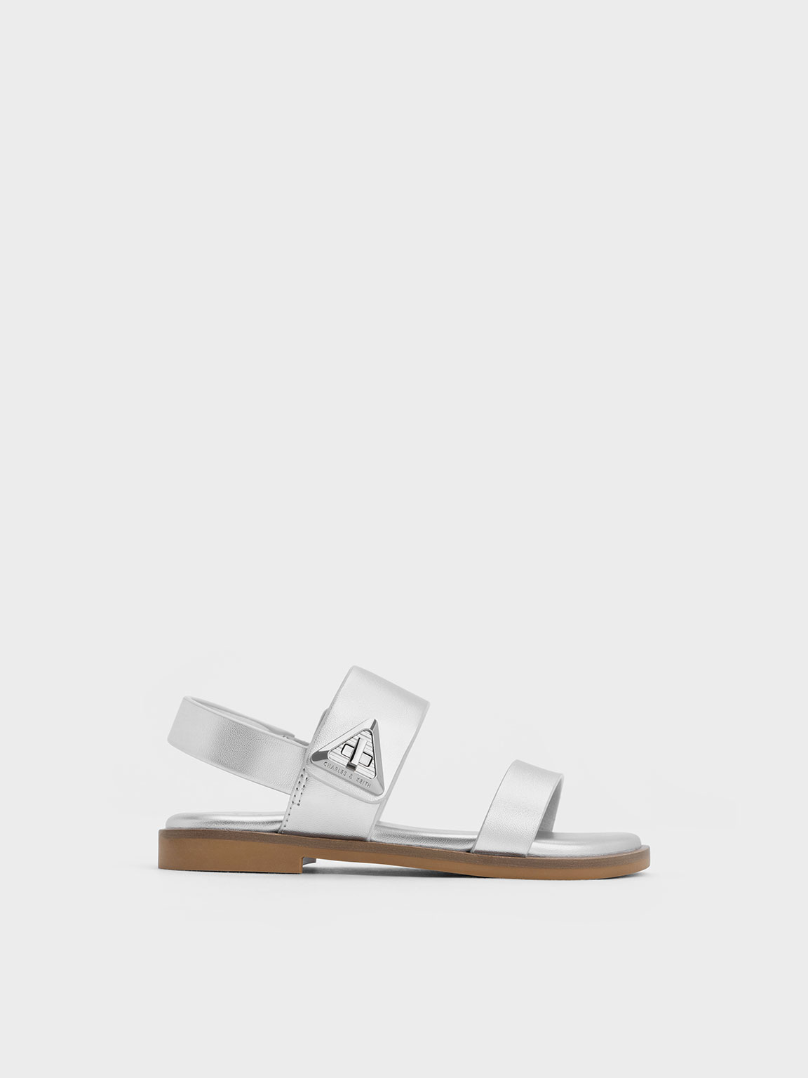 Charles & Keith - Girls' Trice Metallic Accent Sandals