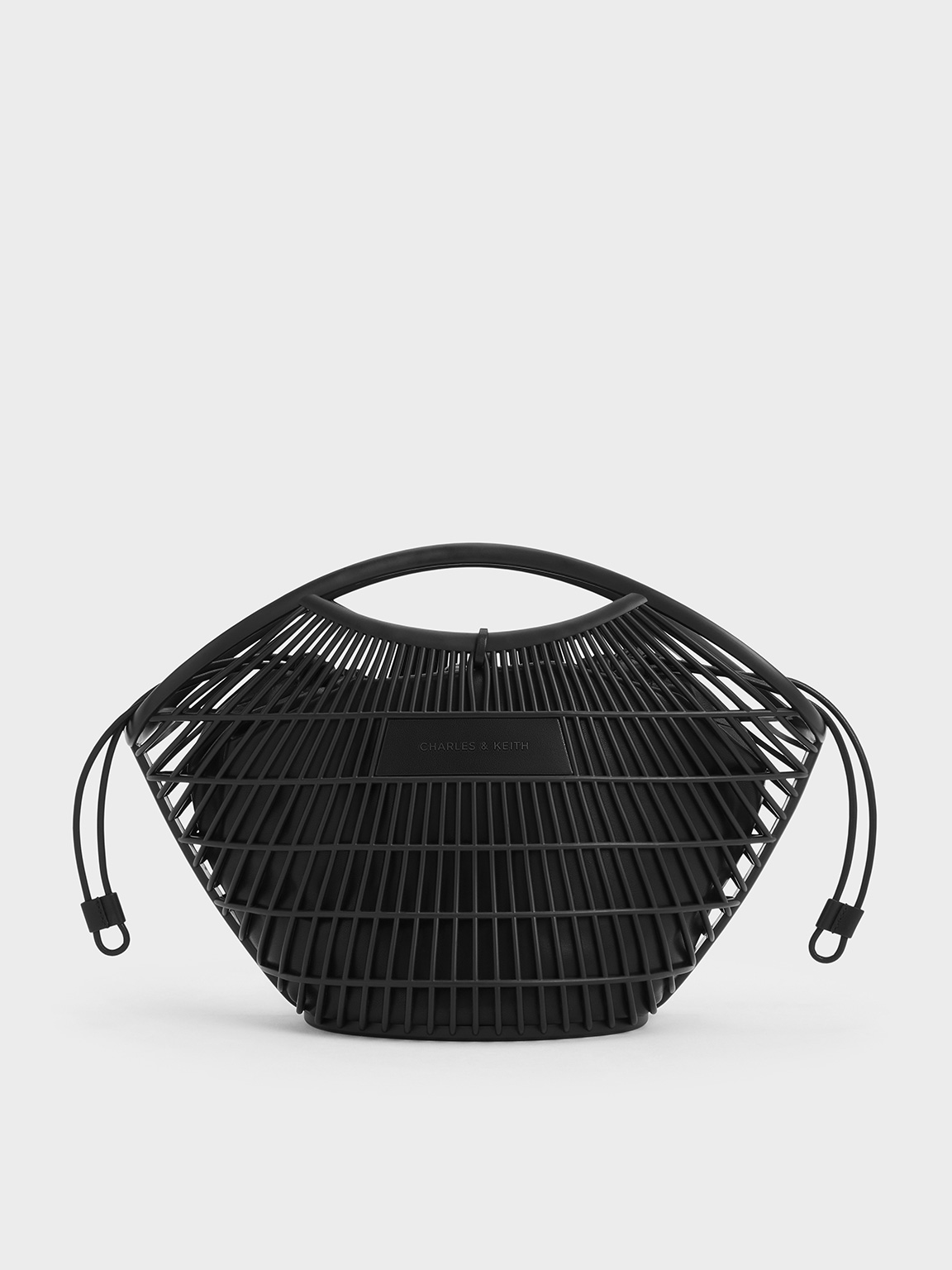 Charles & Keith - Calypso Fan Curved-Handle Bag