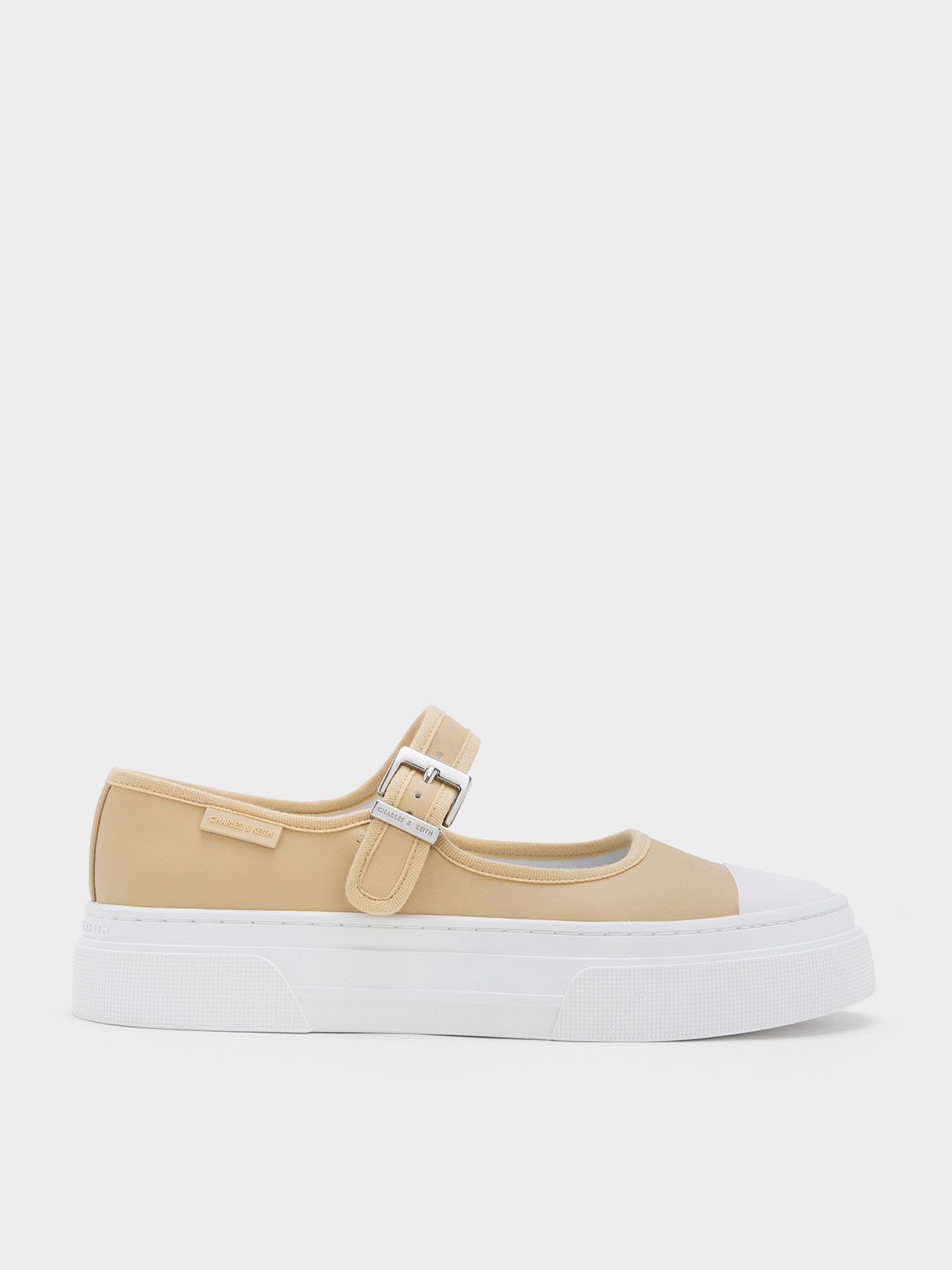 Charles & Keith - Two-Tone Mary Jane Sneakers