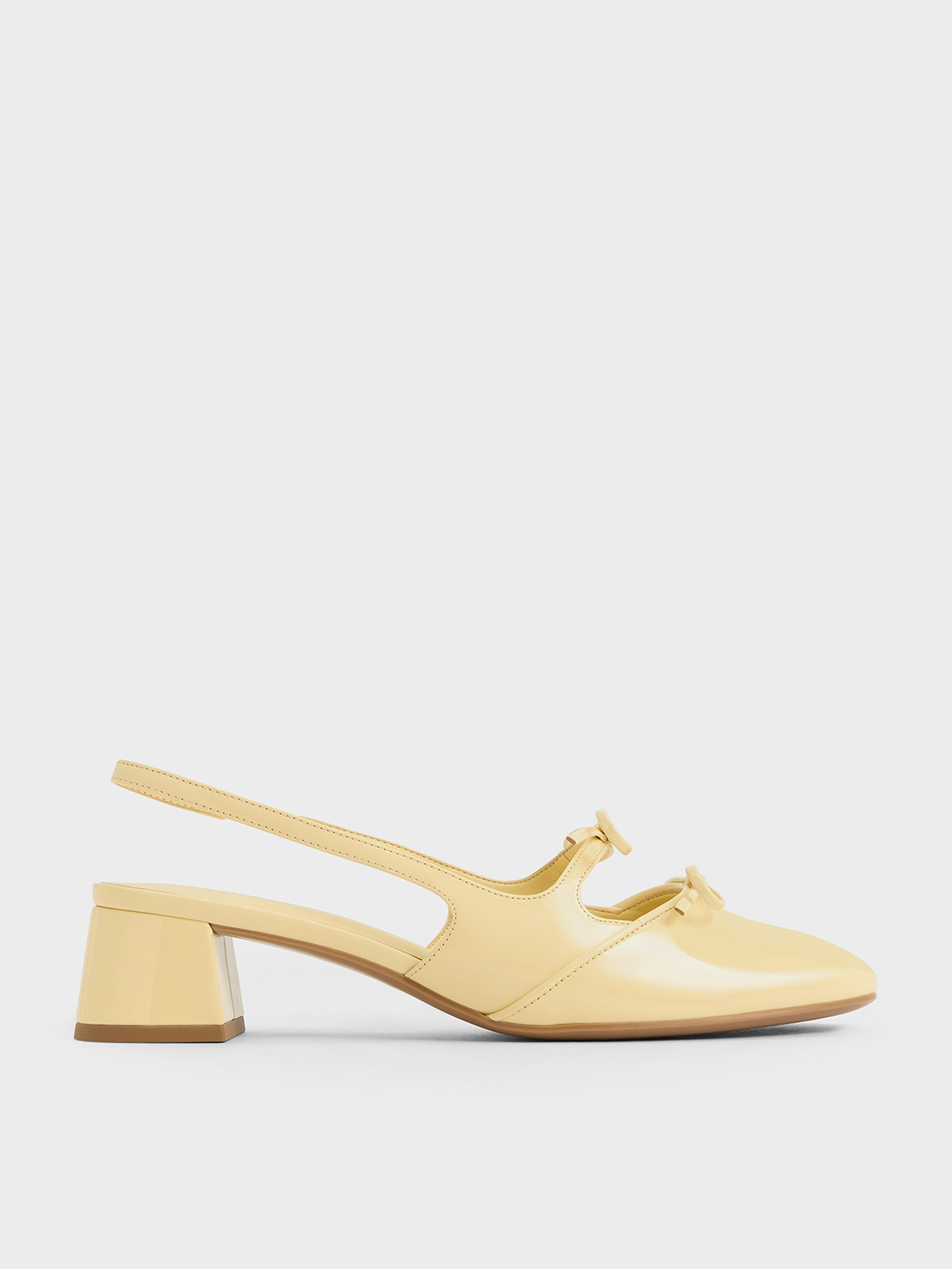 Charles & Keith - Dorri Double-Bow Slingback Pumps