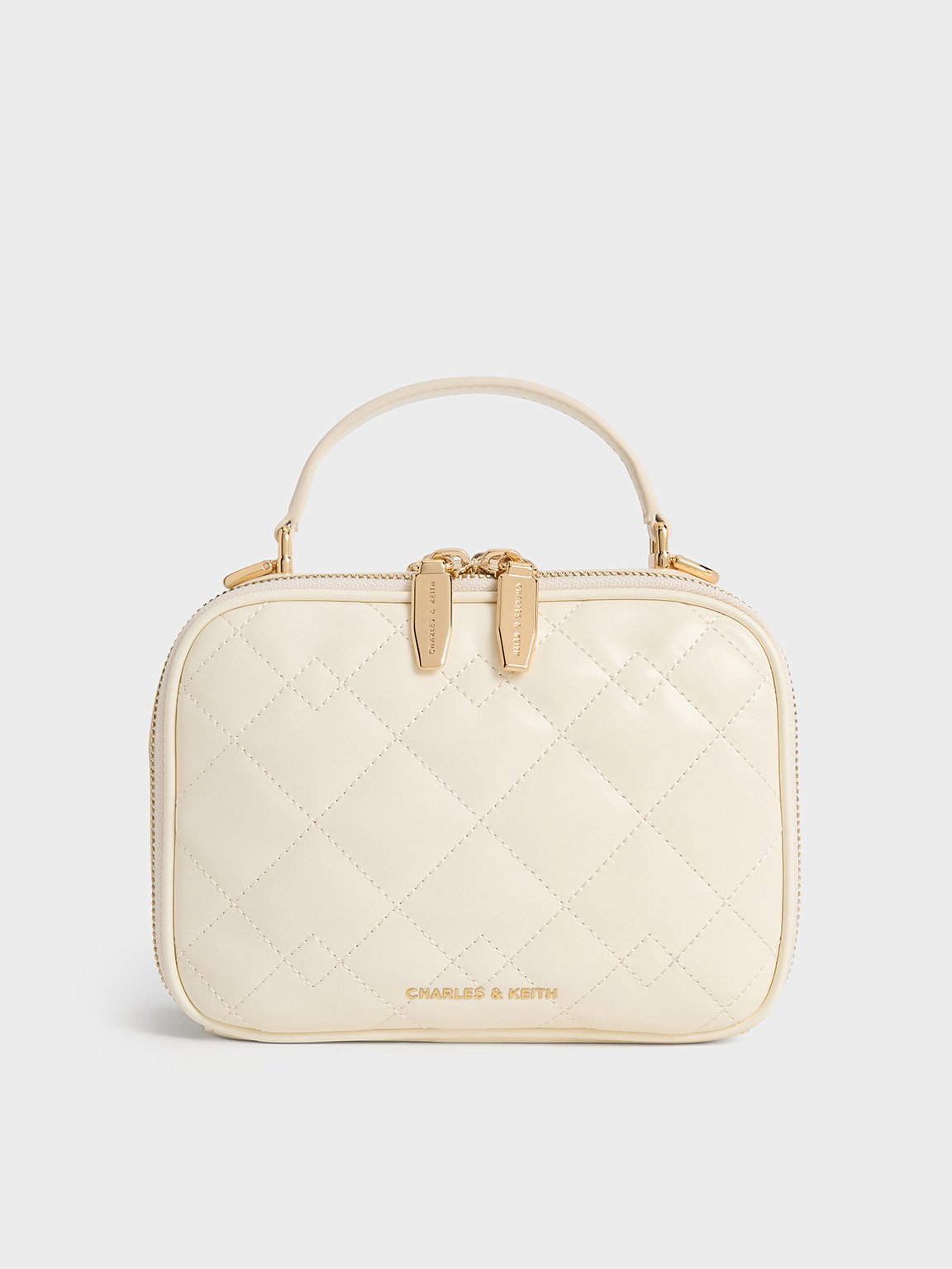 Charles & Keith - Duo Quilted Vanity Bag