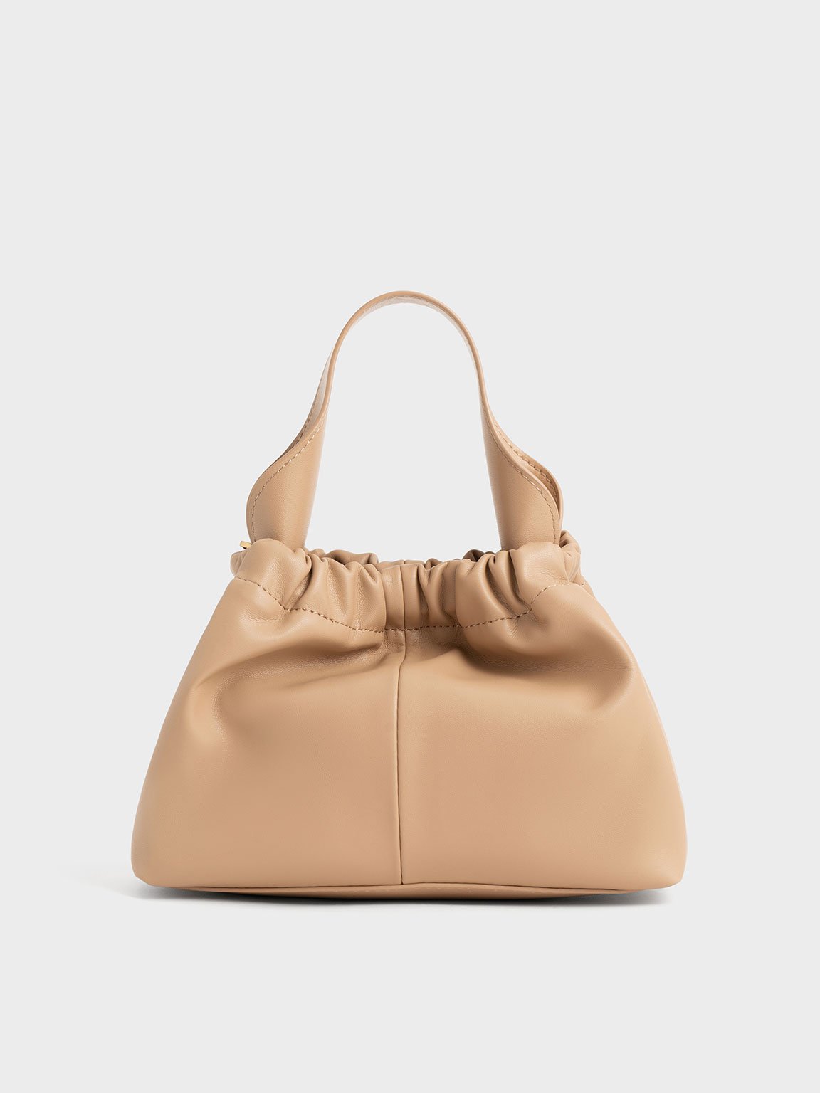 Charles & Keith - Ally Ruched Slouchy Bucket Bag