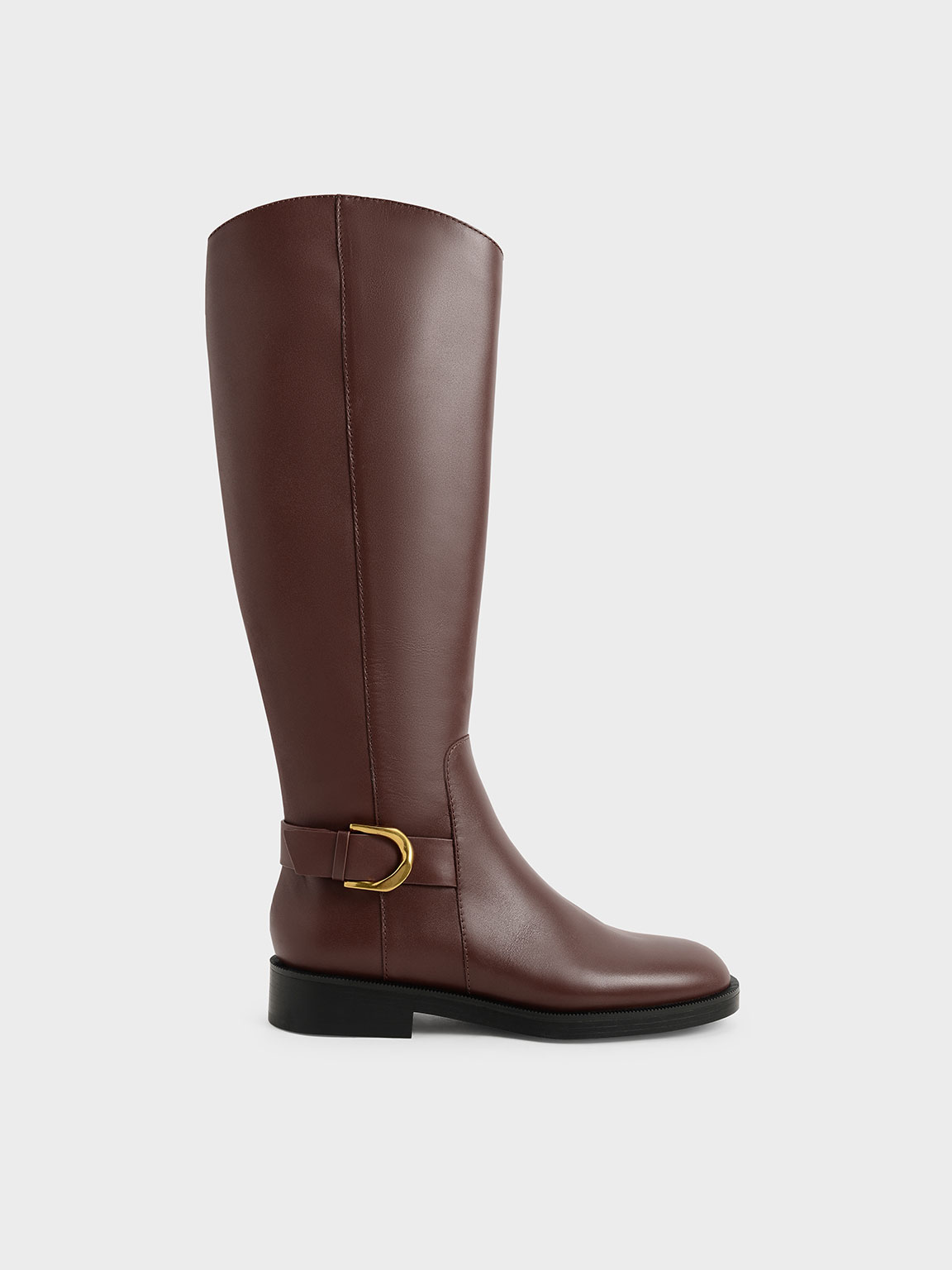 Knee length 2025 brown boots uk