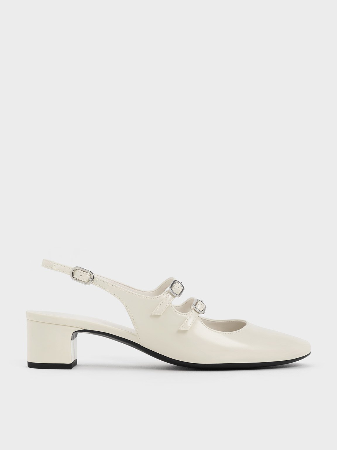 Charles & Keith - Double-Strap Slingback Mary Jane Pumps