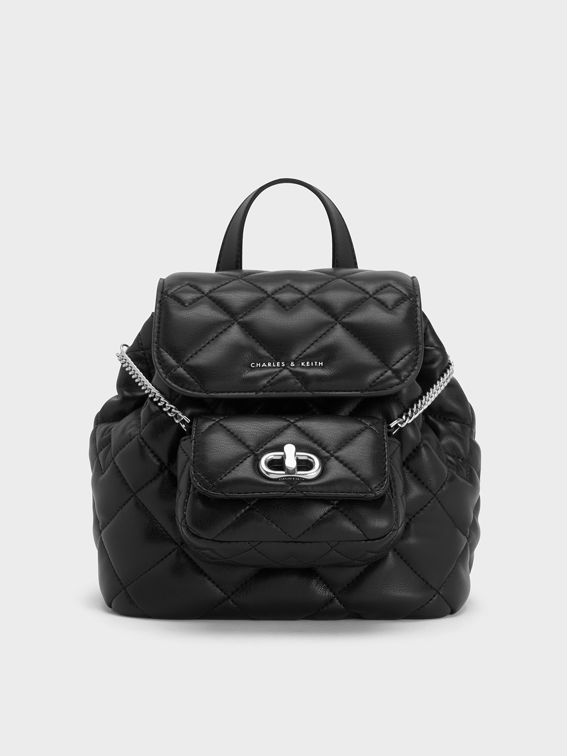 Charles & Keith - Aubrielle Quilted Backpack